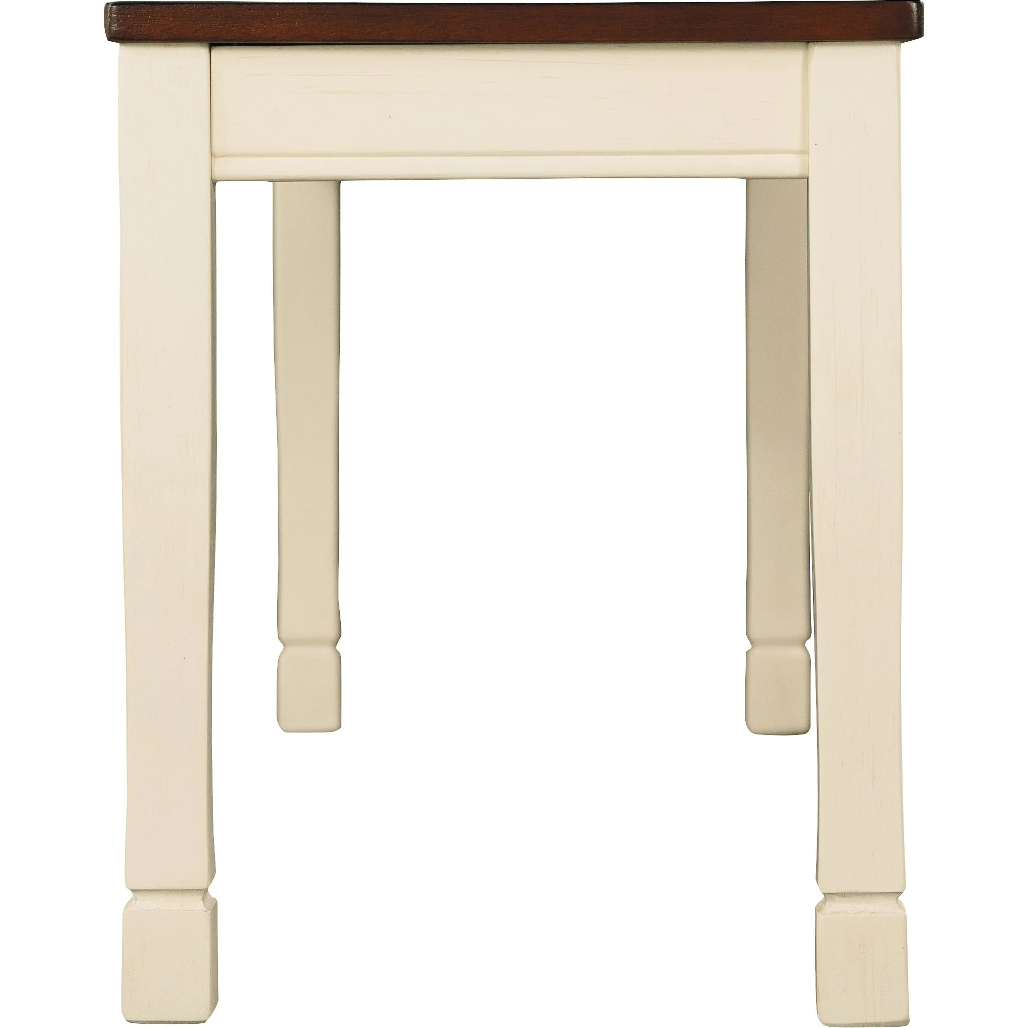 Whitesburg Dining Bench - Brown/Cottage White - (D583-00) - Image 3