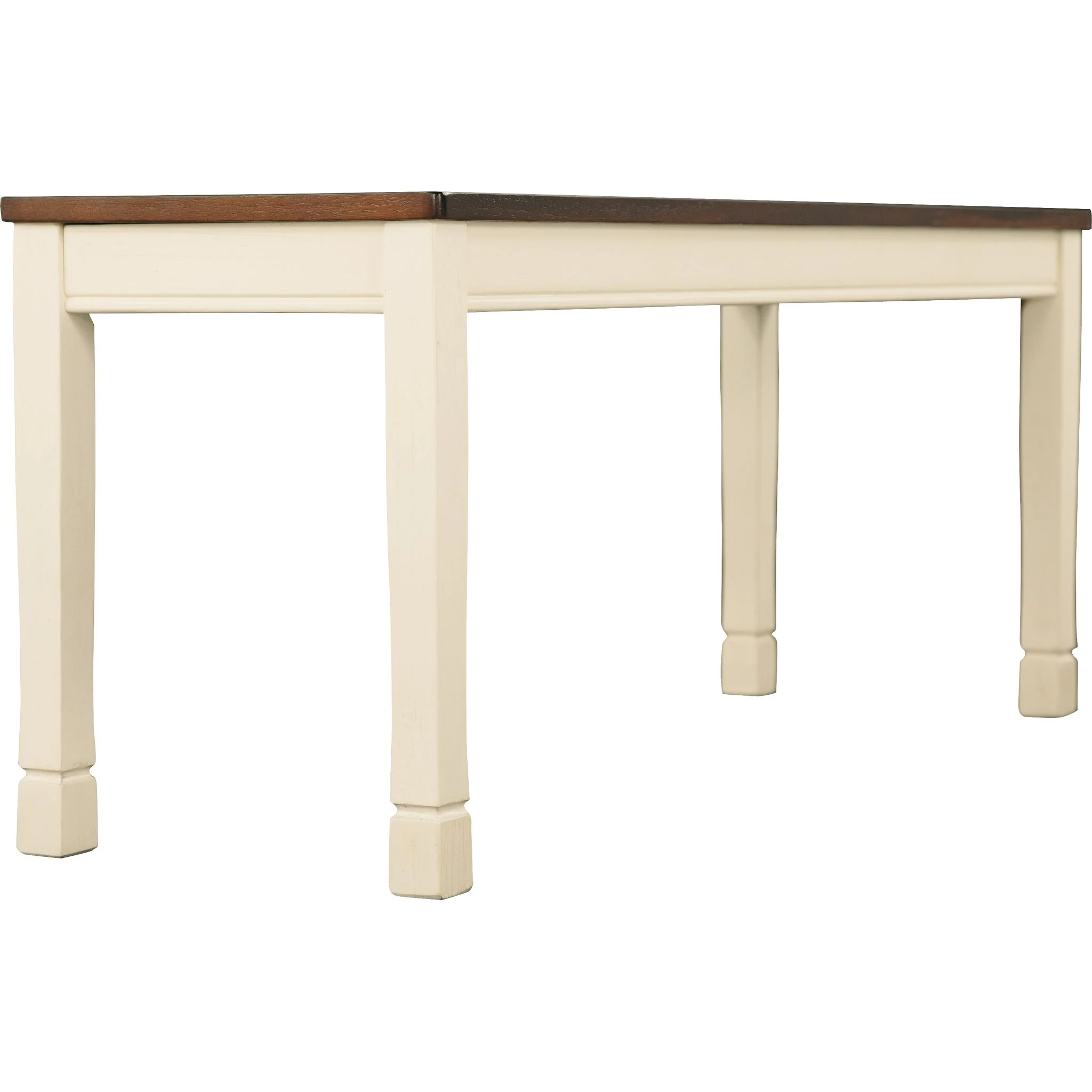Whitesburg Dining Bench - Brown/Cottage White - (D583-00) - Image 4
