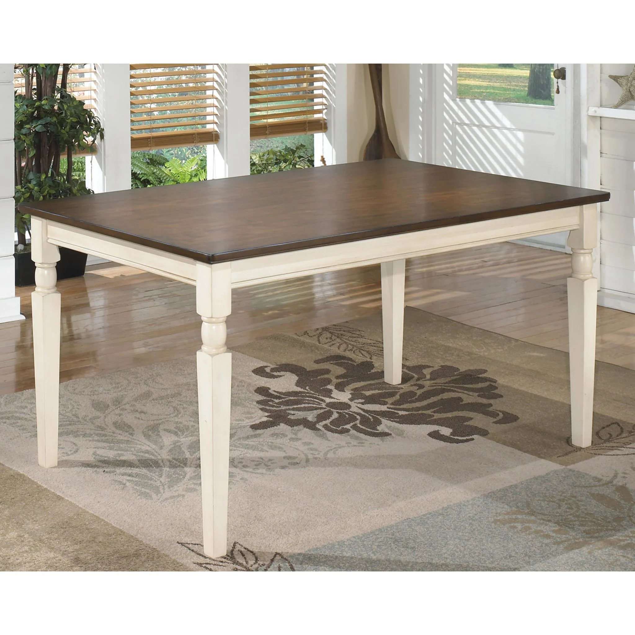 Whitesburg Dining Table - Brown/Cottage White - (D583-25) - Image 10