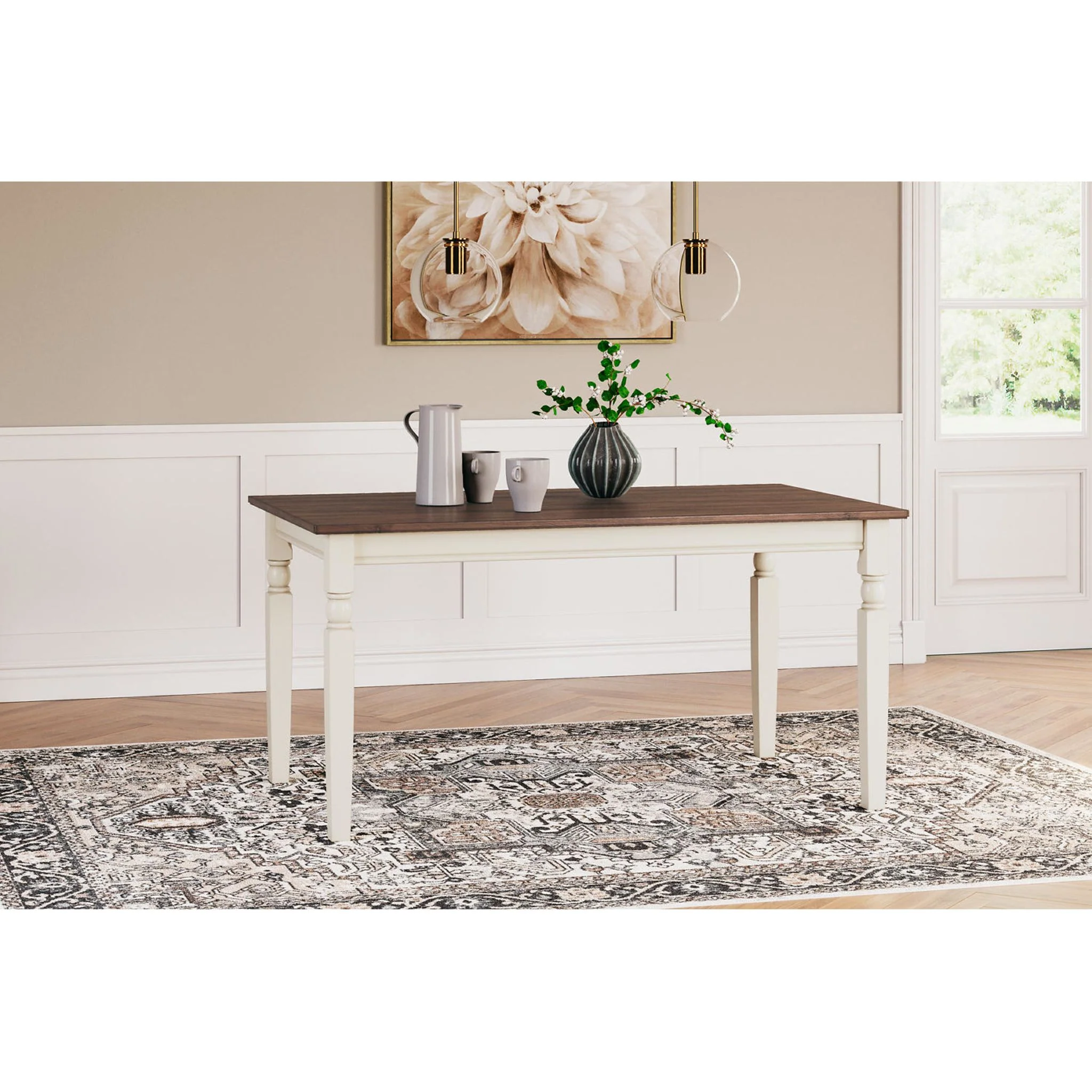 Whitesburg Dining Table - Brown/Cottage White - (D583-25) - Image 22
