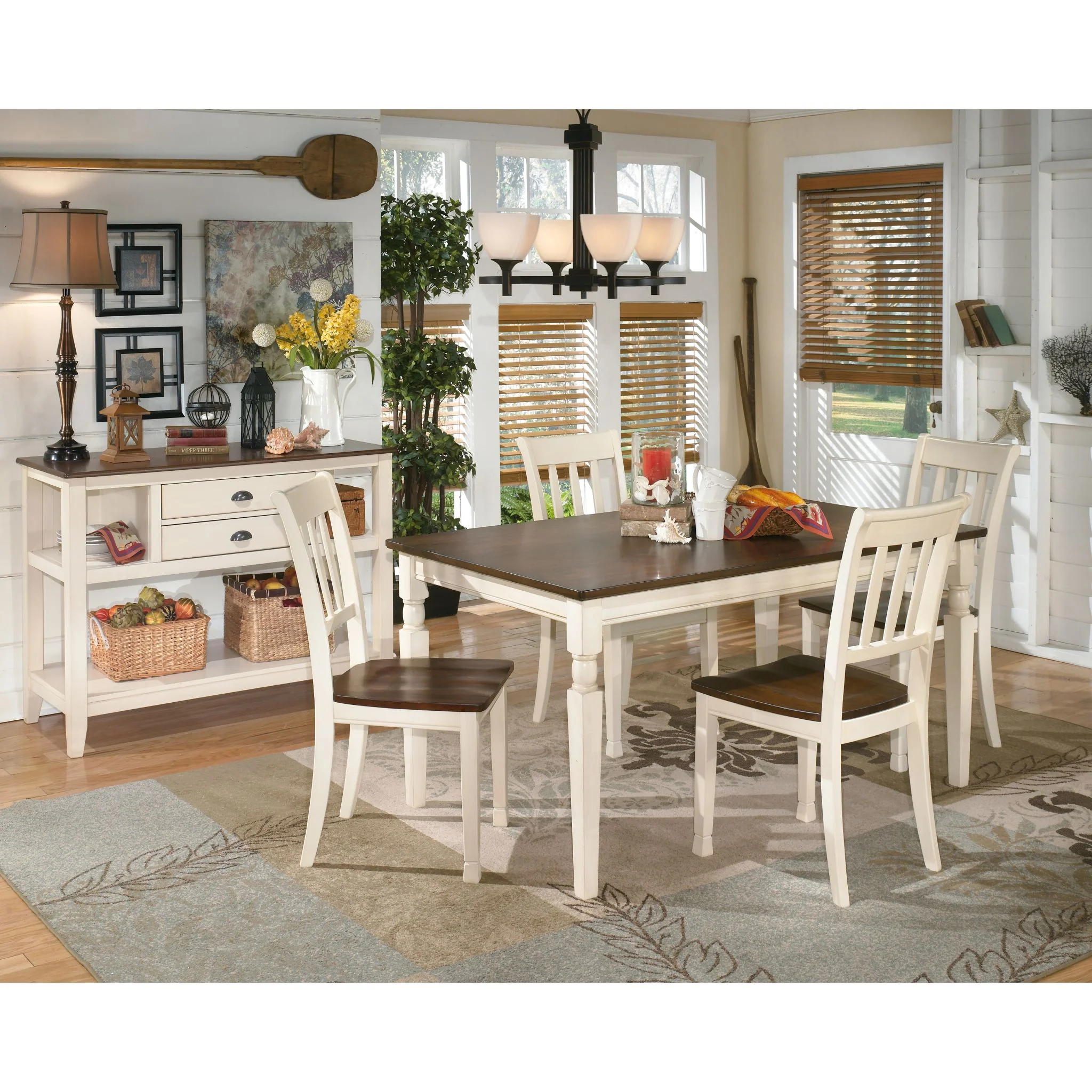 Whitesburg Side Chair - White - (D583-02) - Image 6