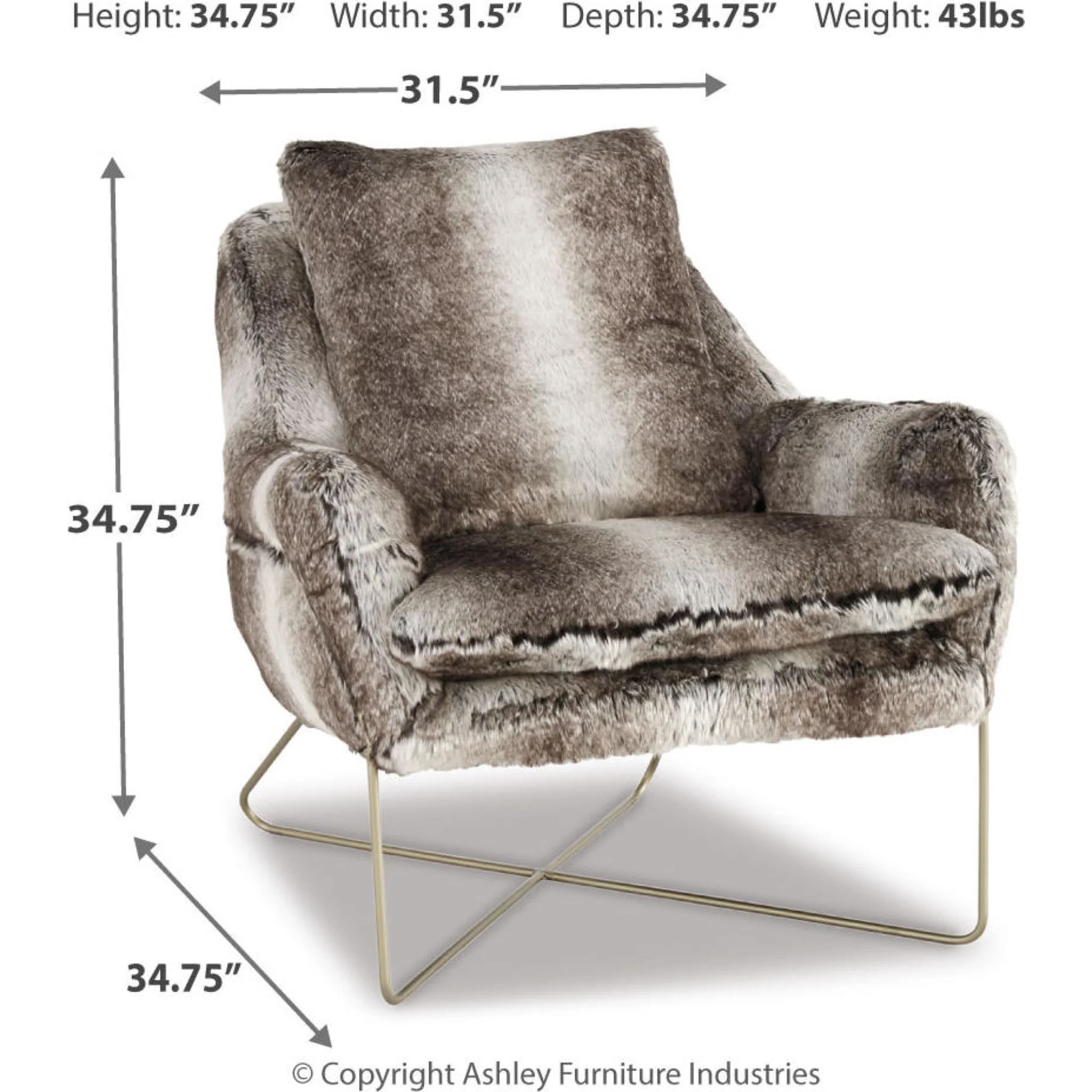 Wildau Accent Chair - Gray - Image 9