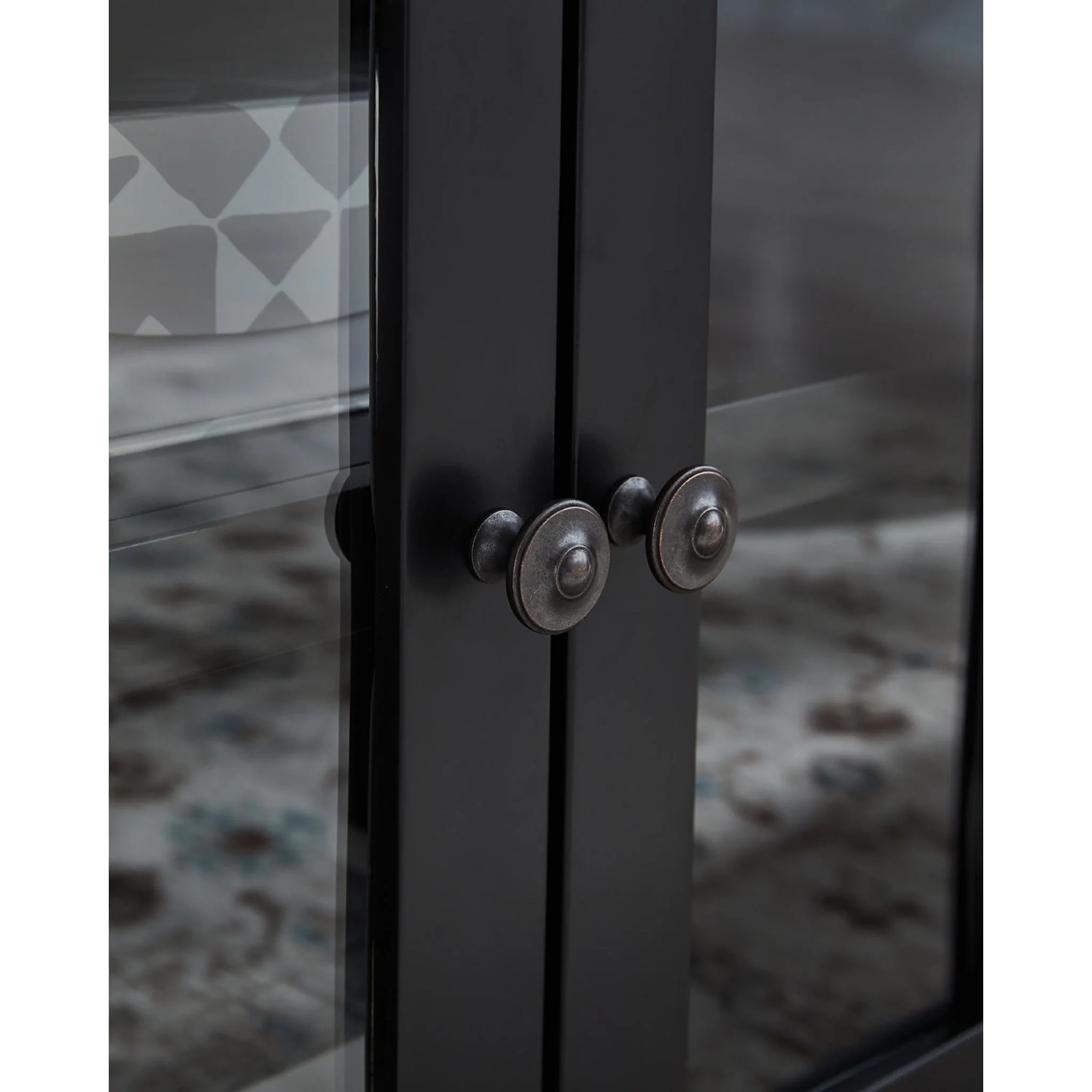Wildenauer TV Stand - Brown/Black - Image 9