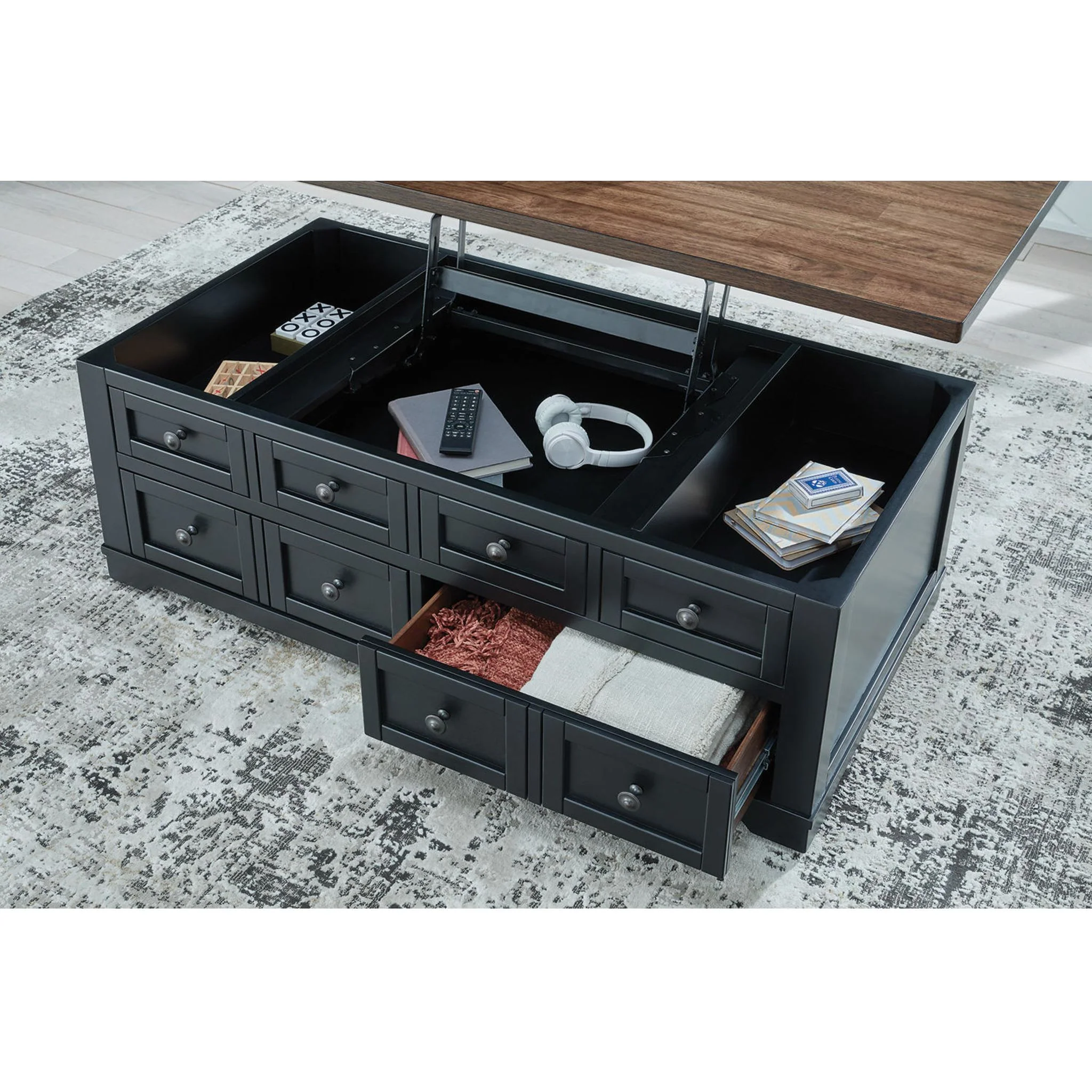 Wildenauer Coffee Table - Brown/Black - Image 13