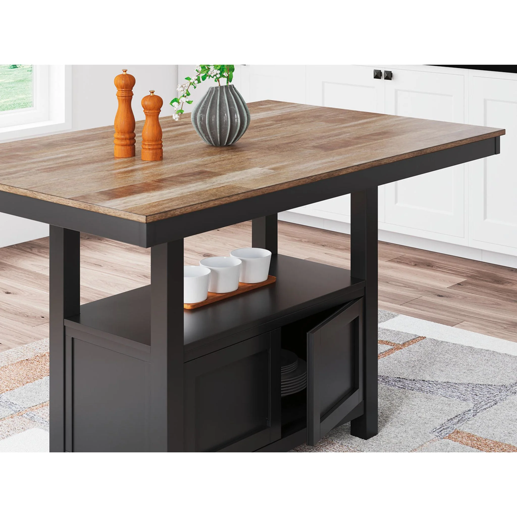 Wildenauer Counter Height Table - Brown/Black - (D634-13) - Image 6