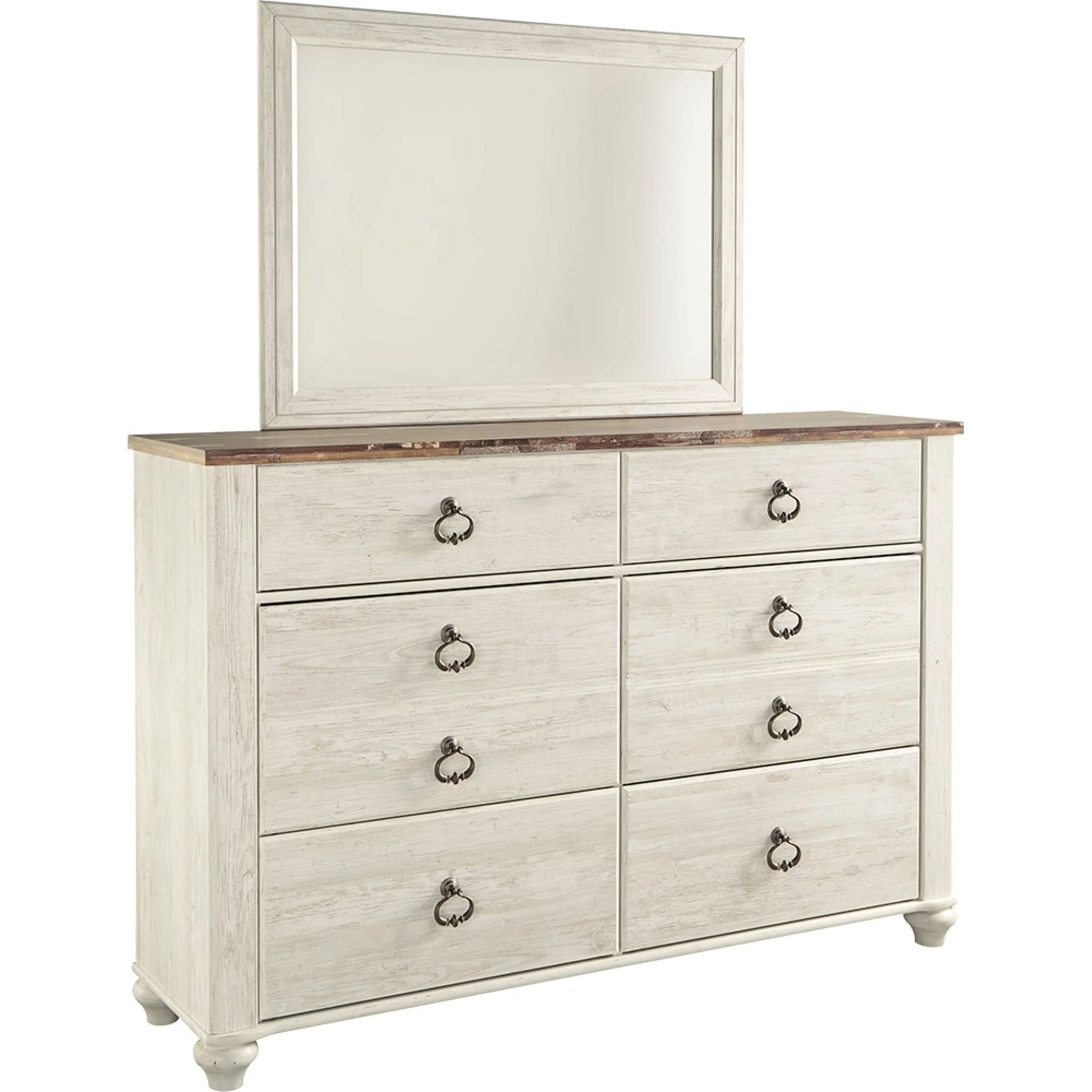 Willowton Dresser - Whitewash - Image 12