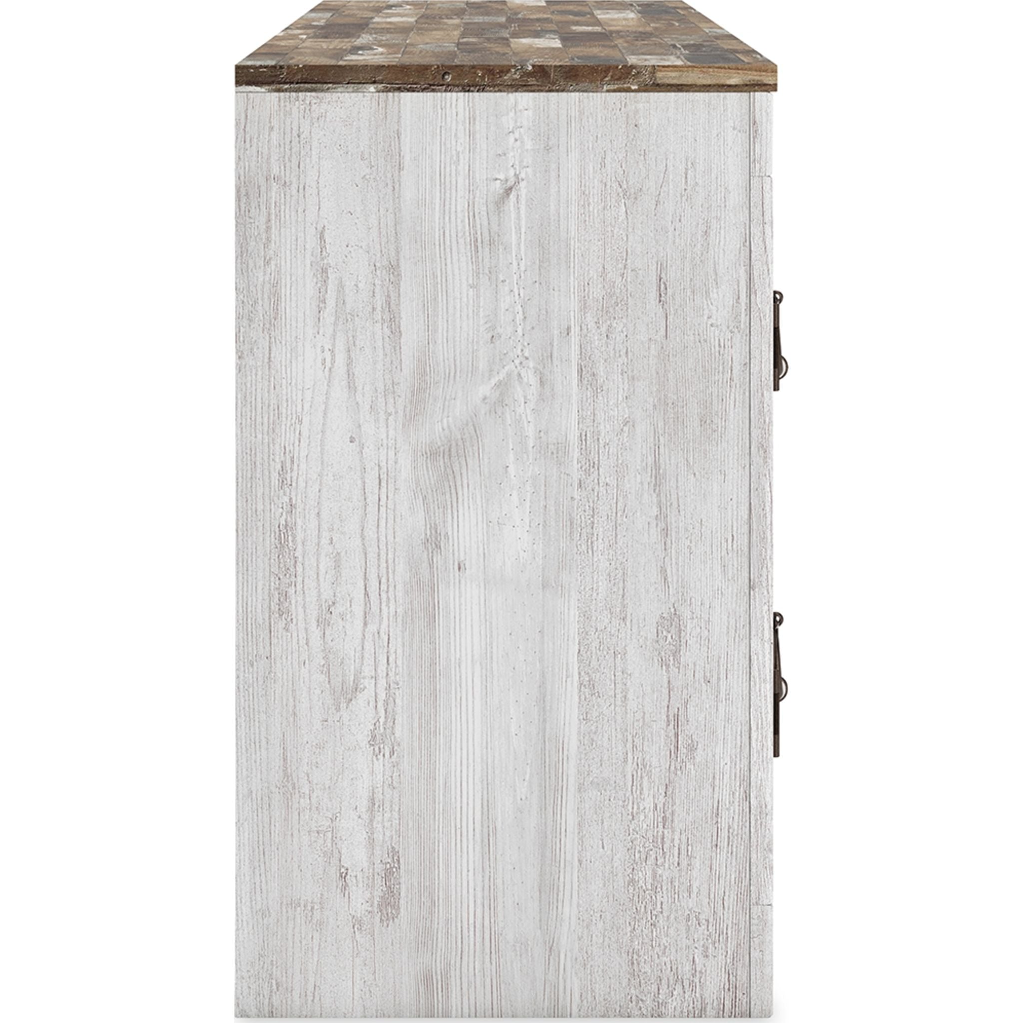 Willowton TV Stand - Whitewash - Image 8