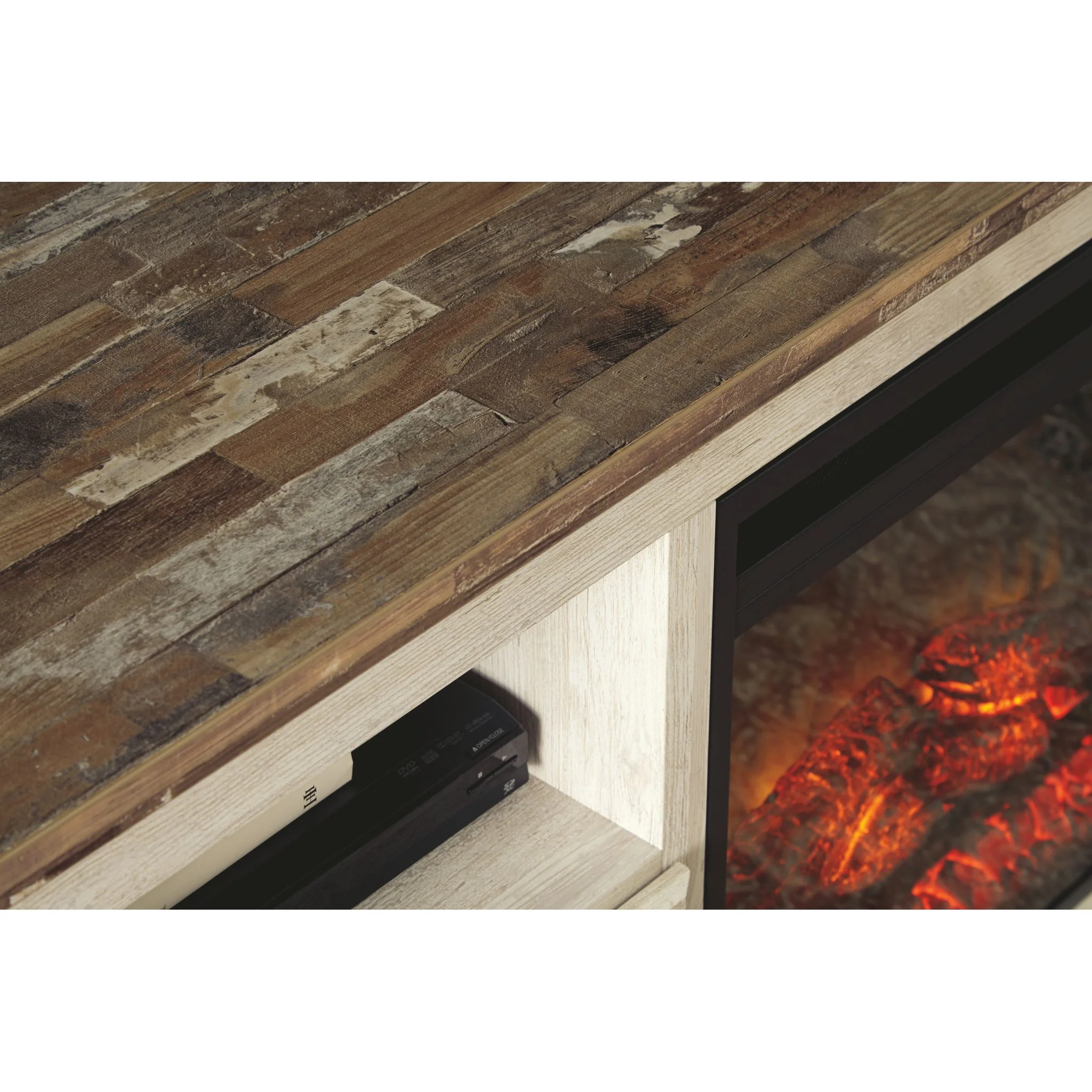Willowton TV Stand - Whitewash - Image 7
