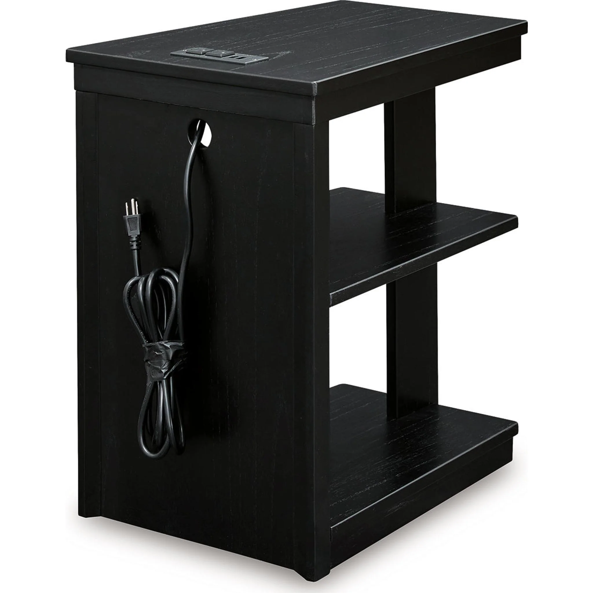 Winbardi Chairside End Table - Black - Image 8