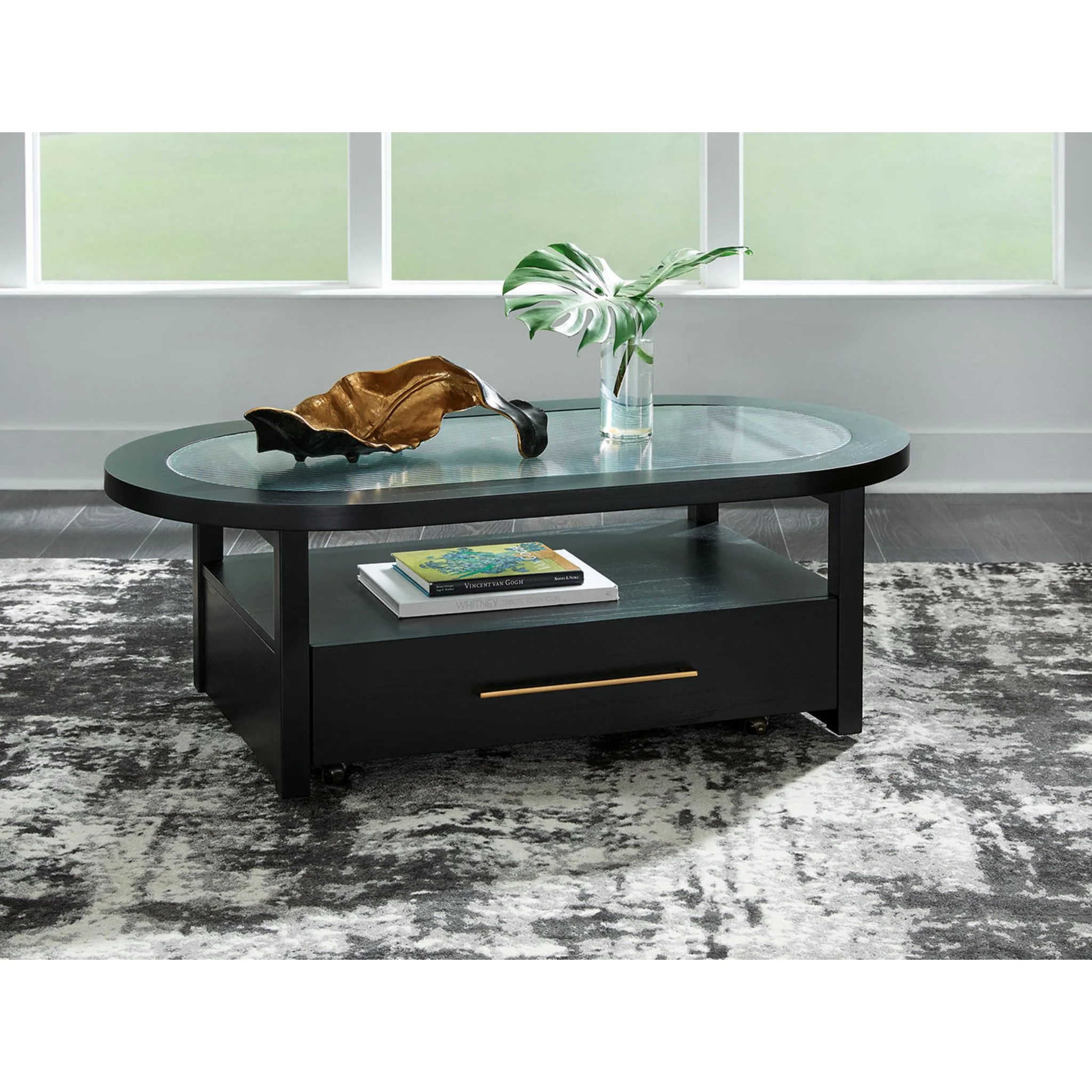 Winbardi Coffee Table - Black - Image 2