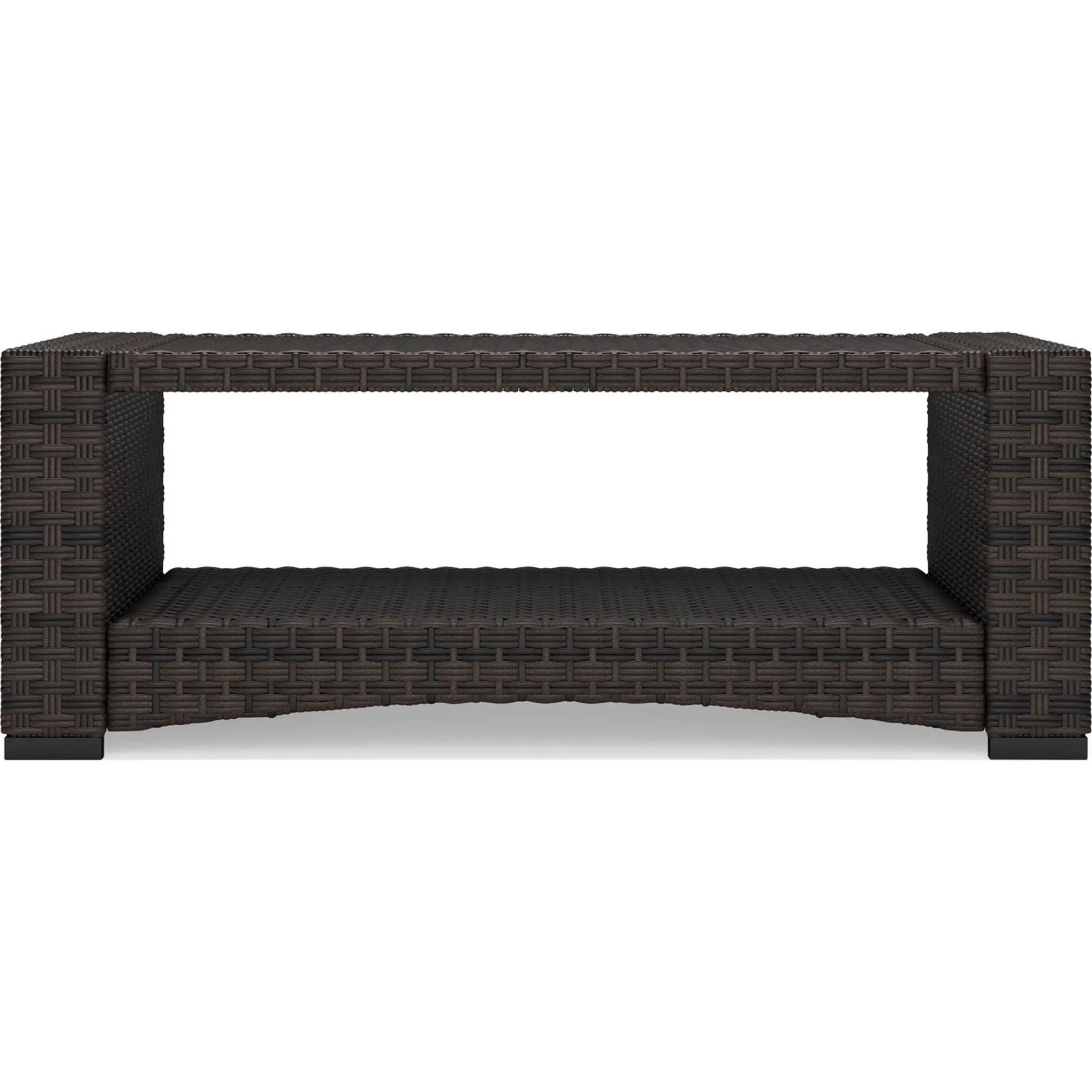Windglow 4 Piece Outdoor Seating - Blue/Brown - Image 7