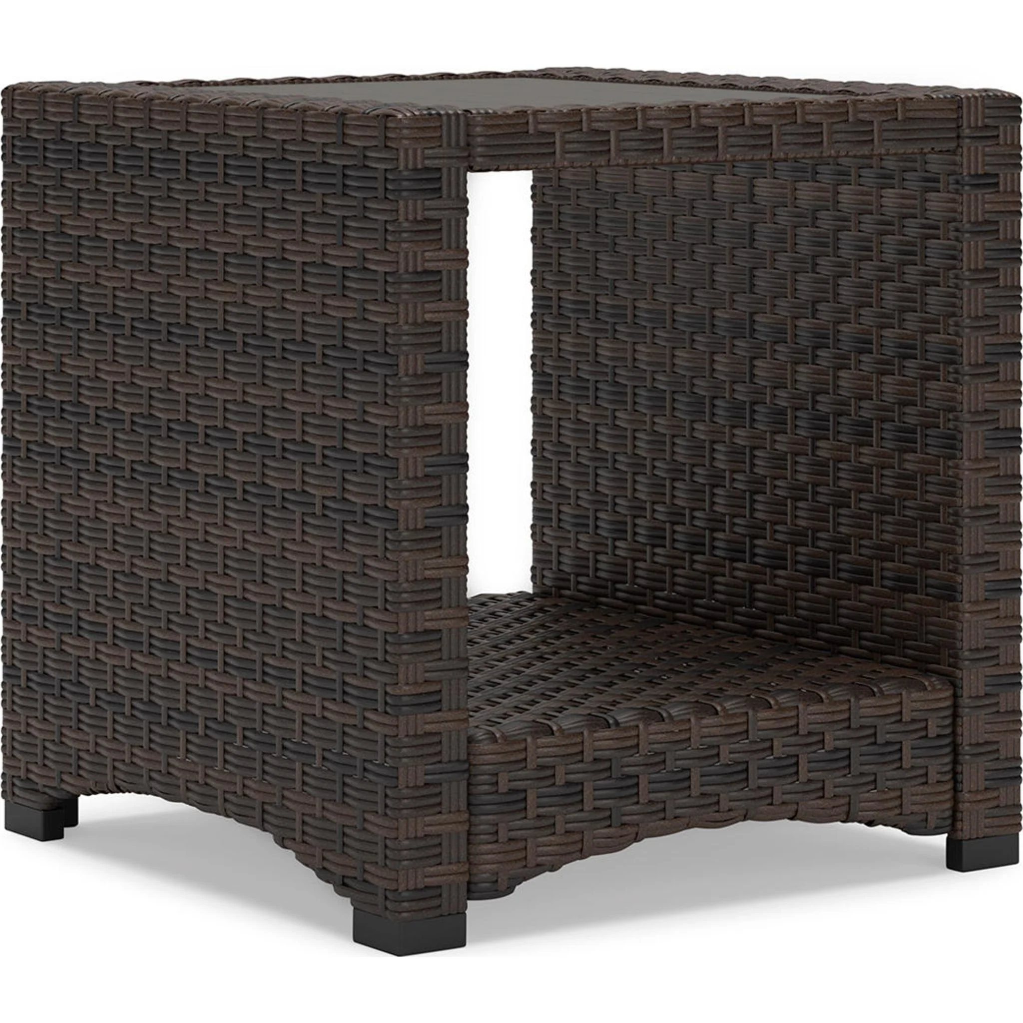 Windglow Outdoor End Table - Brown