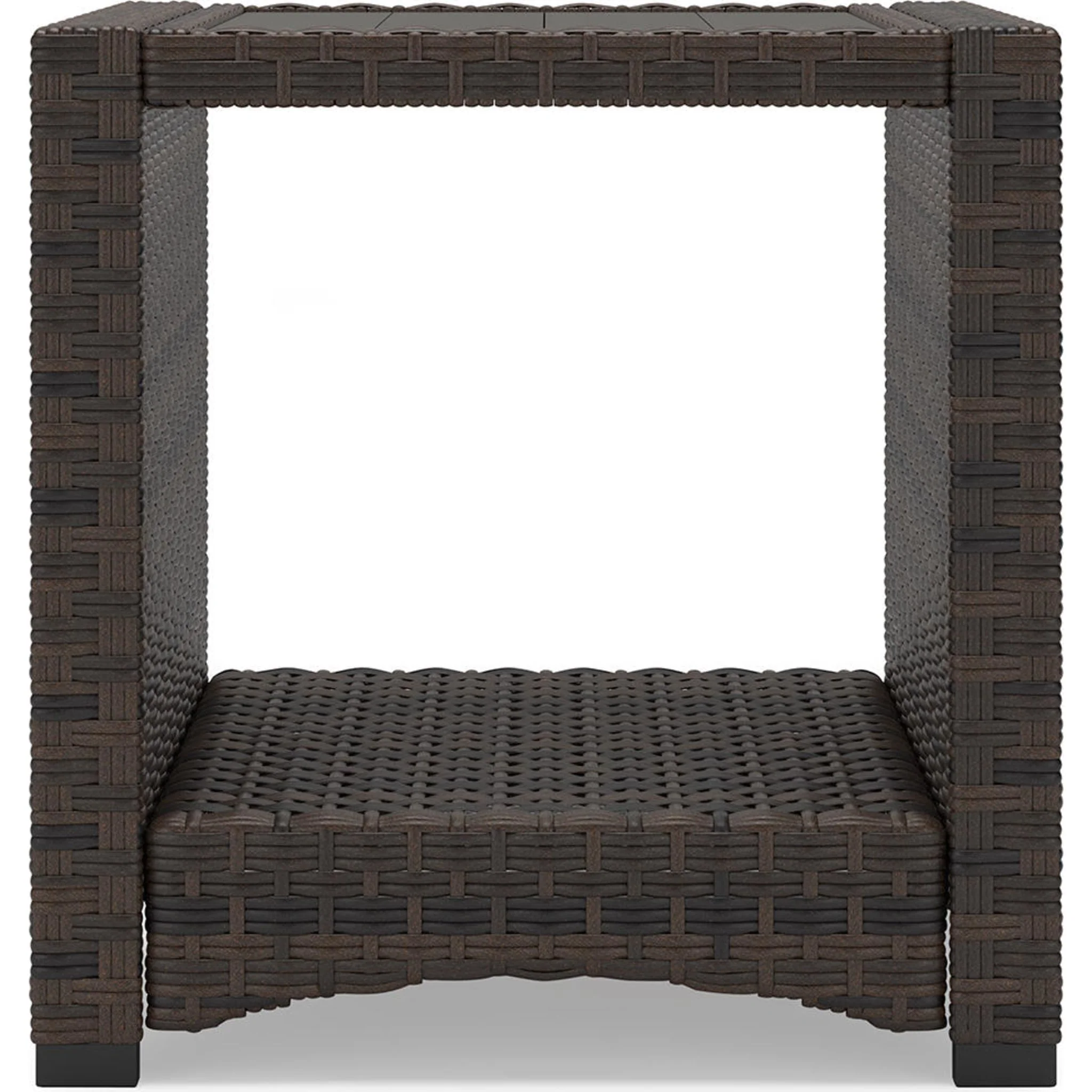 Windglow Outdoor End Table - Brown - Image 3