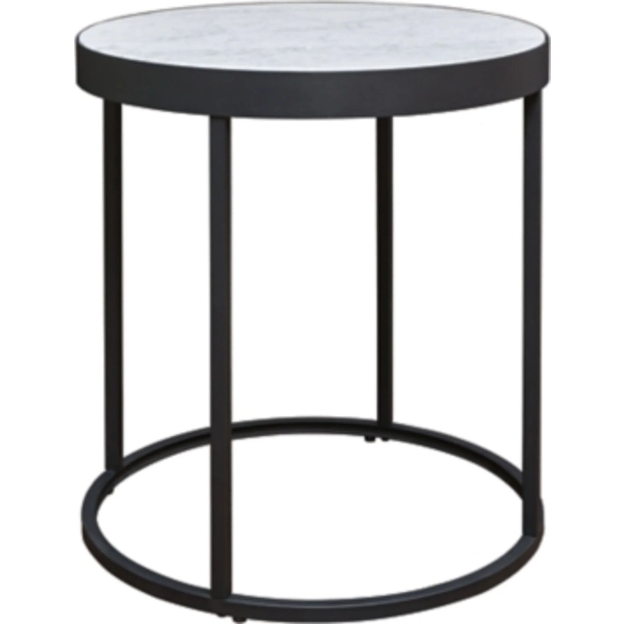 Windron End Table - Black/White - Image 6