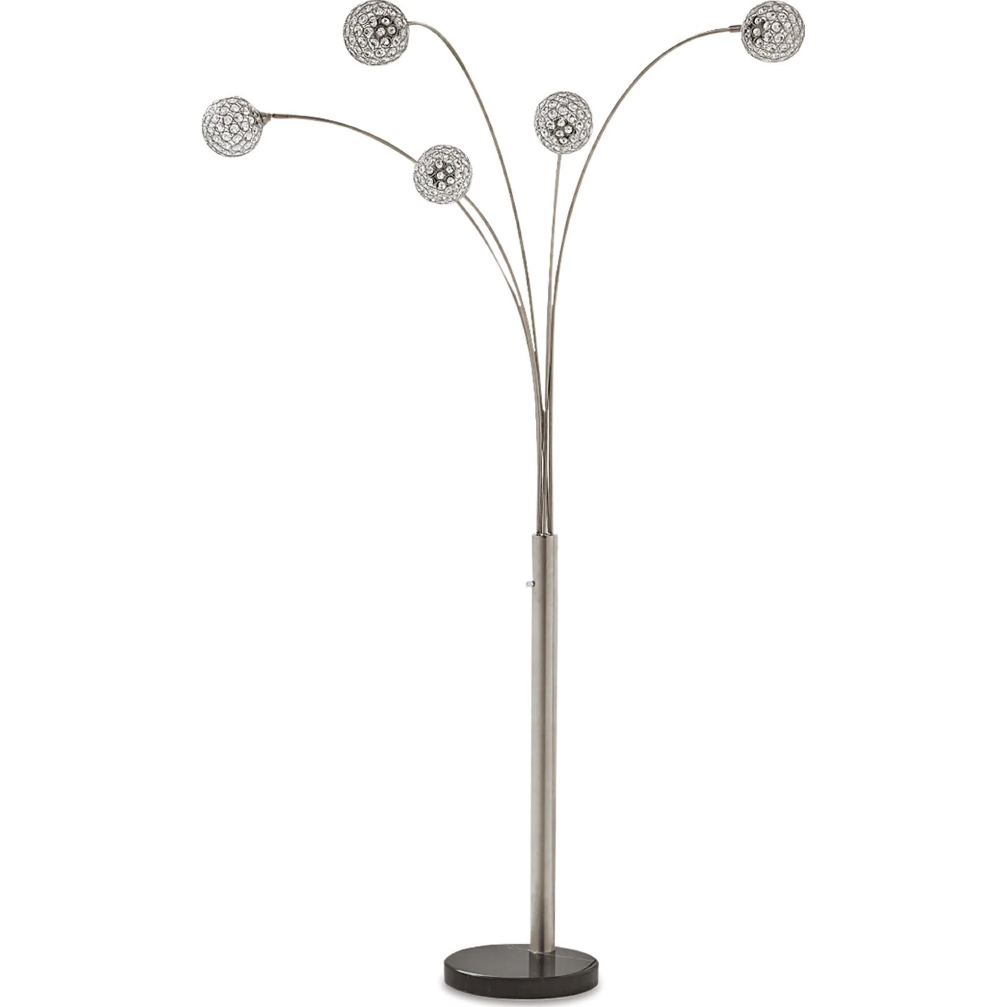 Winter Floor Lamp - Silver Finish 95.00"