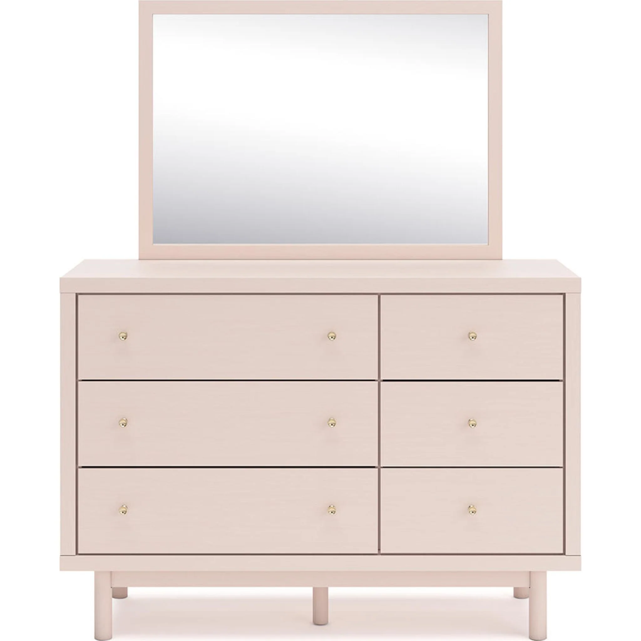 Wistenpine 6 Piece Platform Bedroom - Blush - Image 9