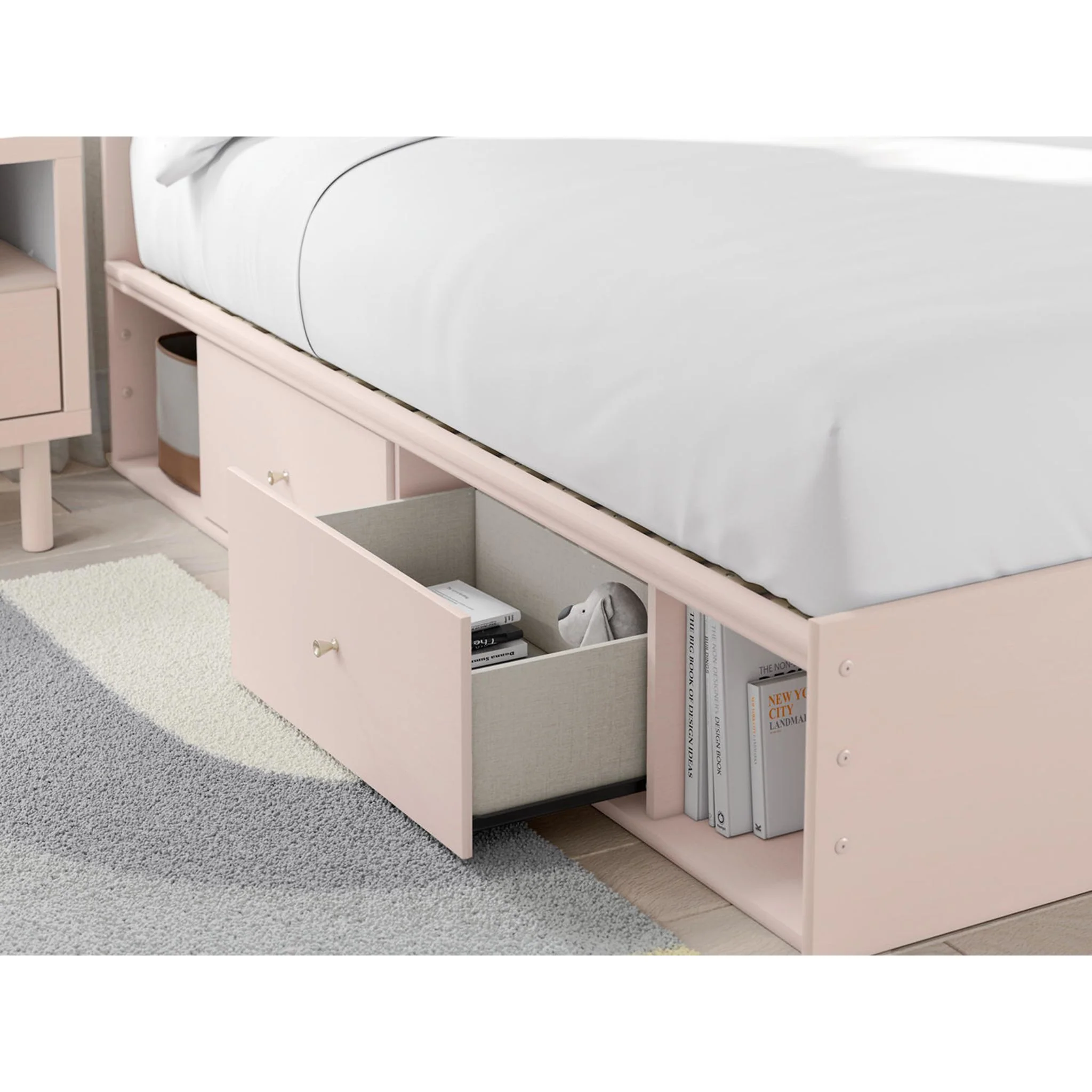 Wistenpine Full Storage Bed - Blush - Image 9