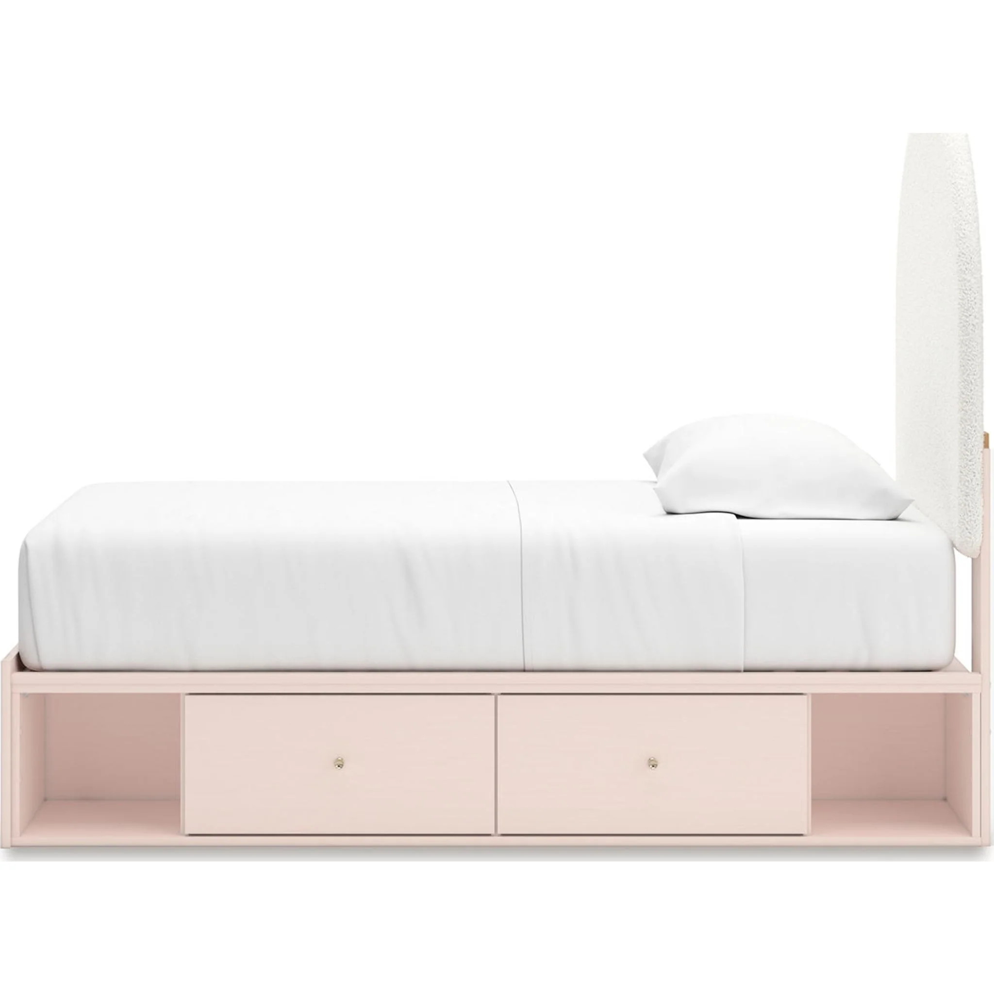 Wistenpine Twin Storage Bed - Blush - Image 23