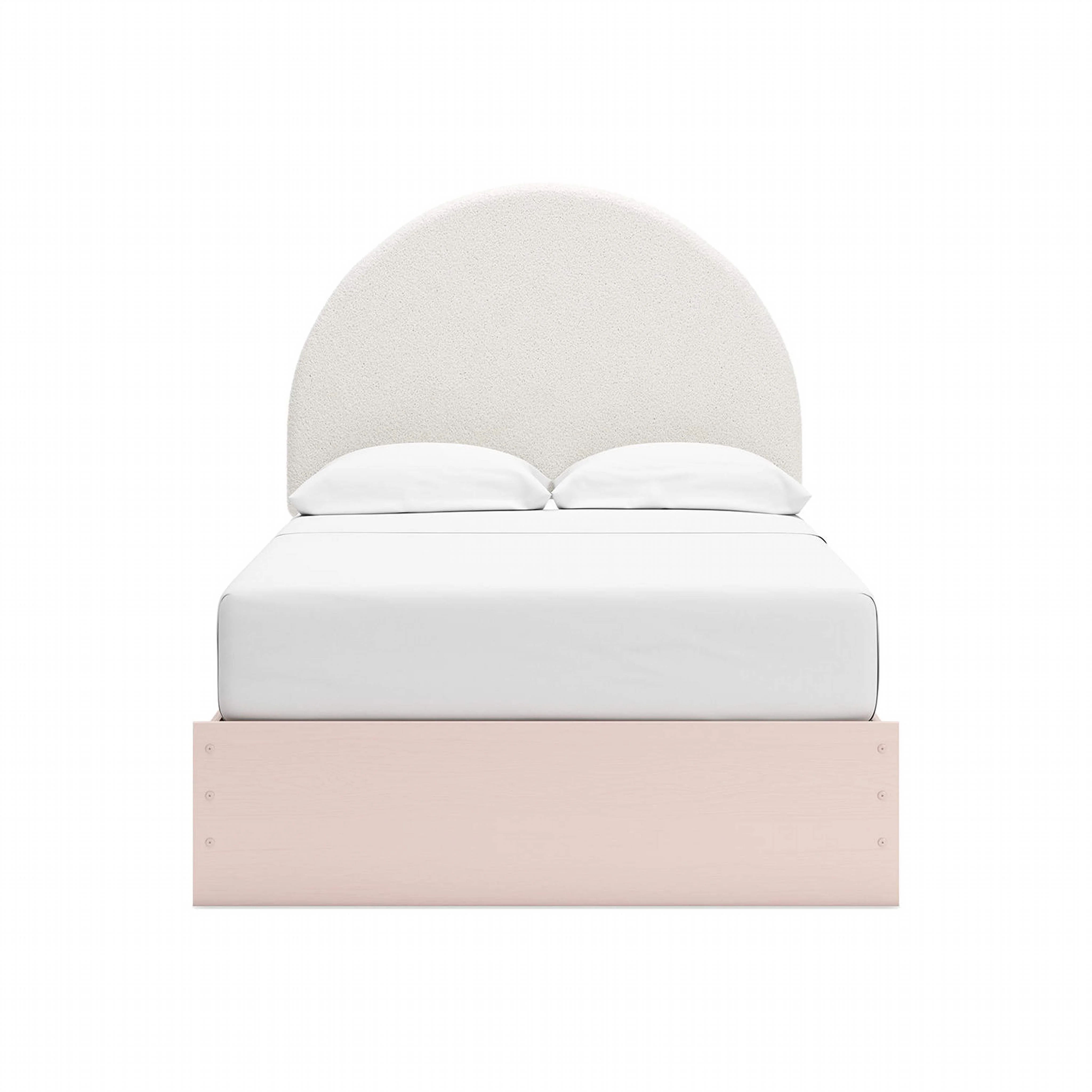 Wistenpine Platform Bed - Blush - Image 15