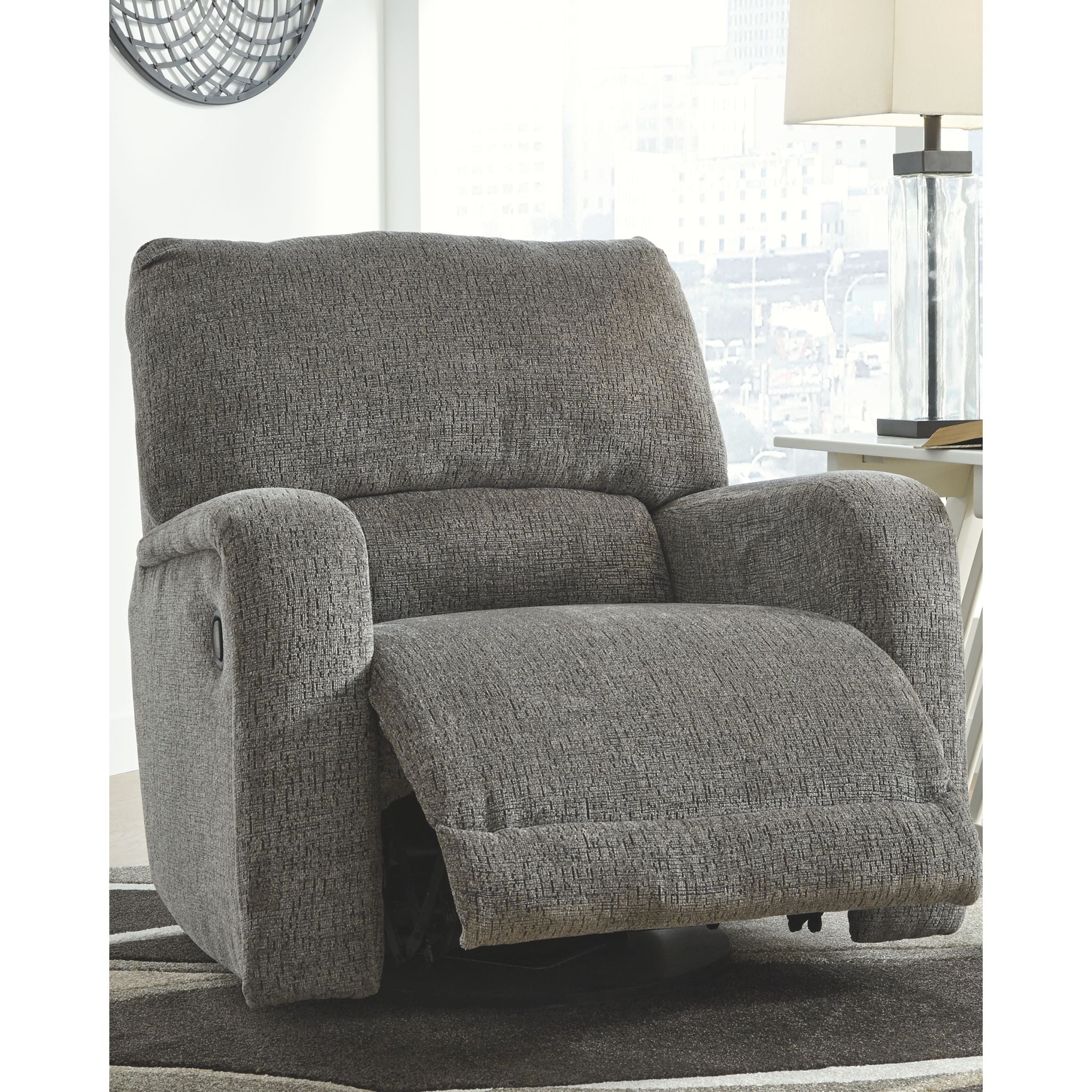 Wittlich Swivel Glider Recliner - Slate - Image 2