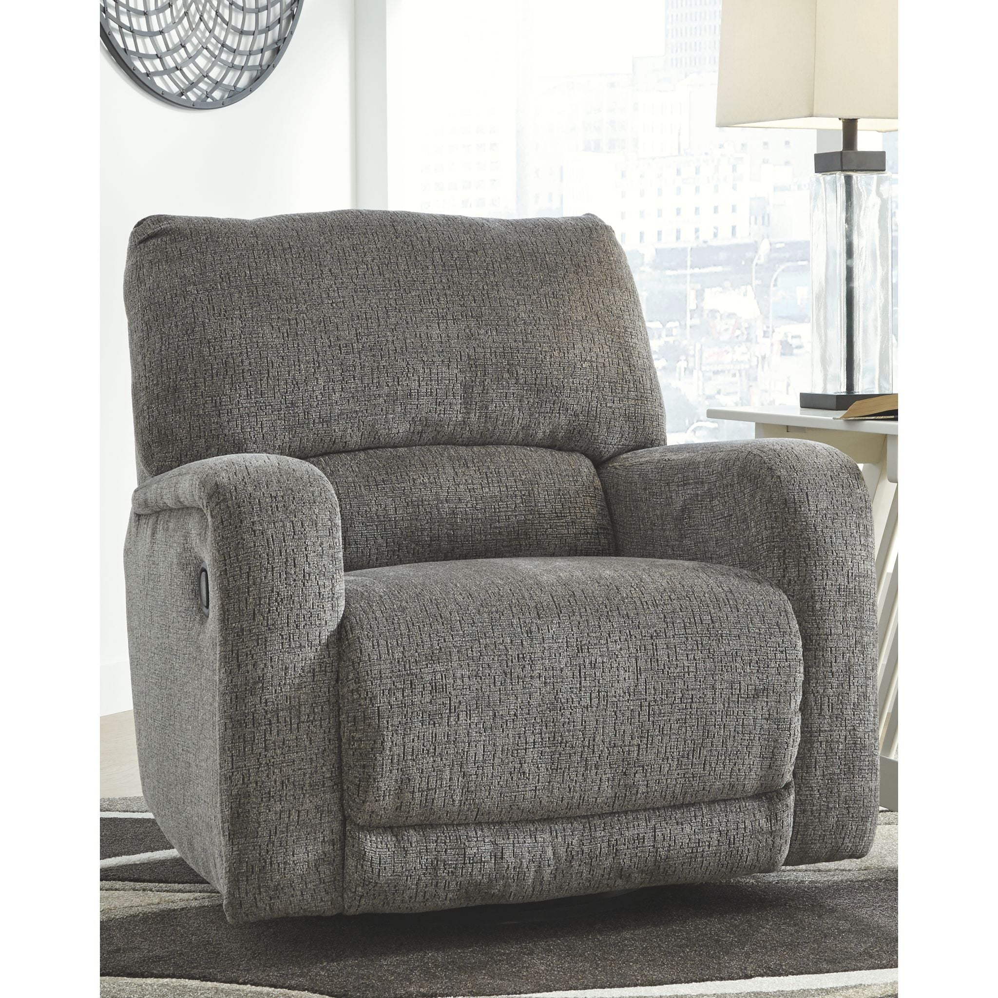 Wittlich Swivel Glider Recliner - Slate - Image 3