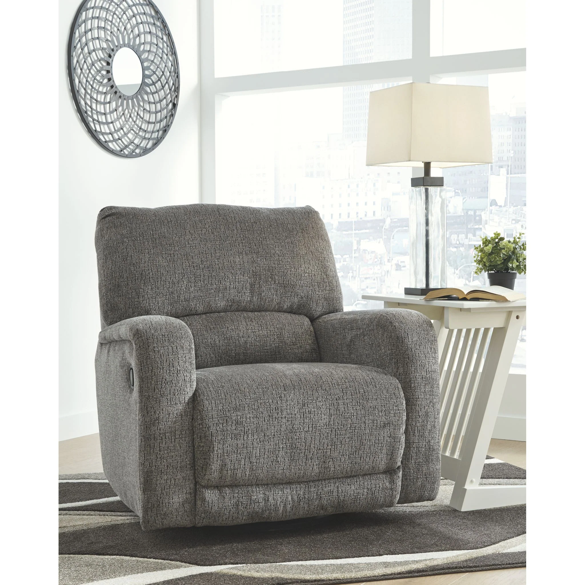 Wittlich Swivel Glider Recliner - Slate - Image 6