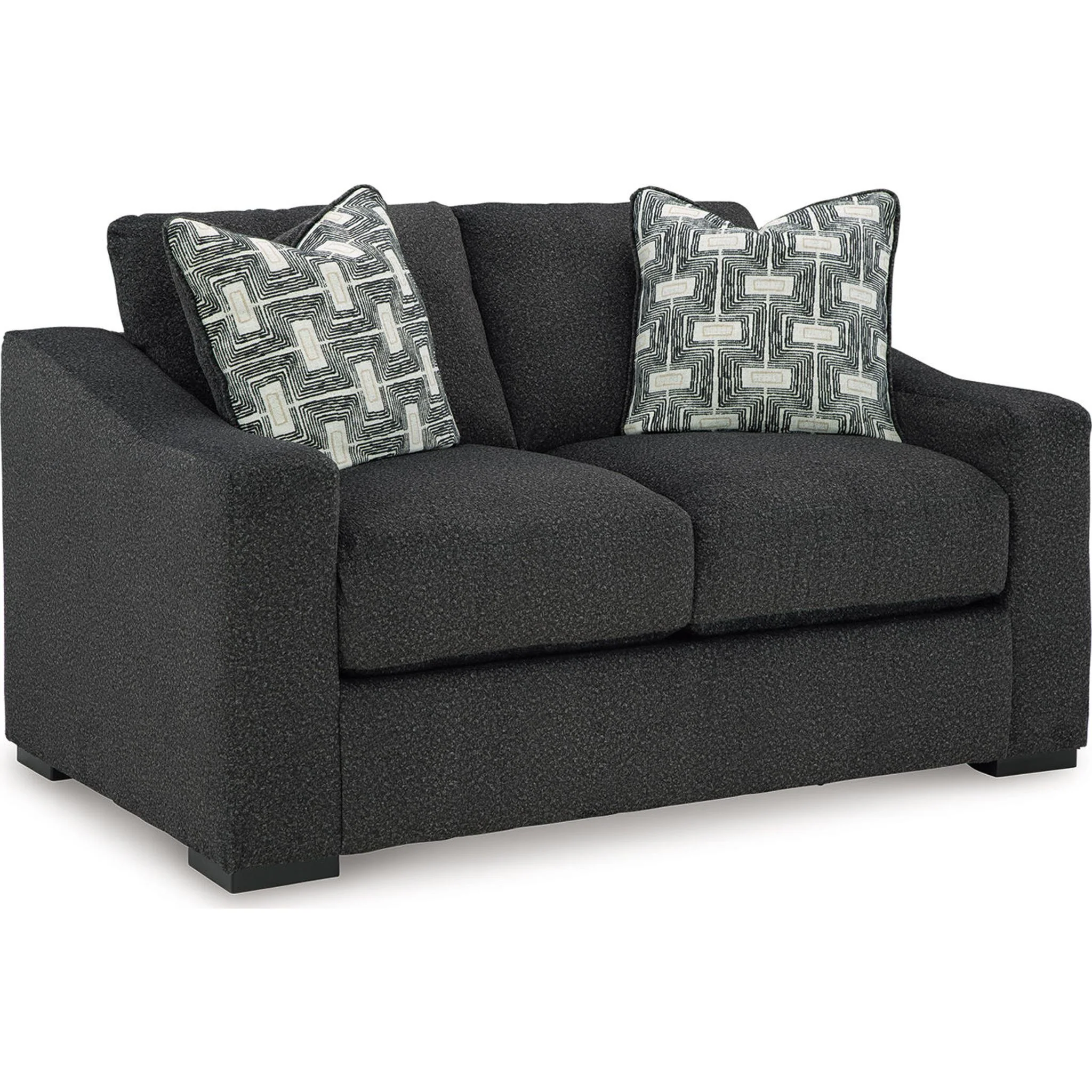 Wryenlynn Loveseat - Onyx - Image 4