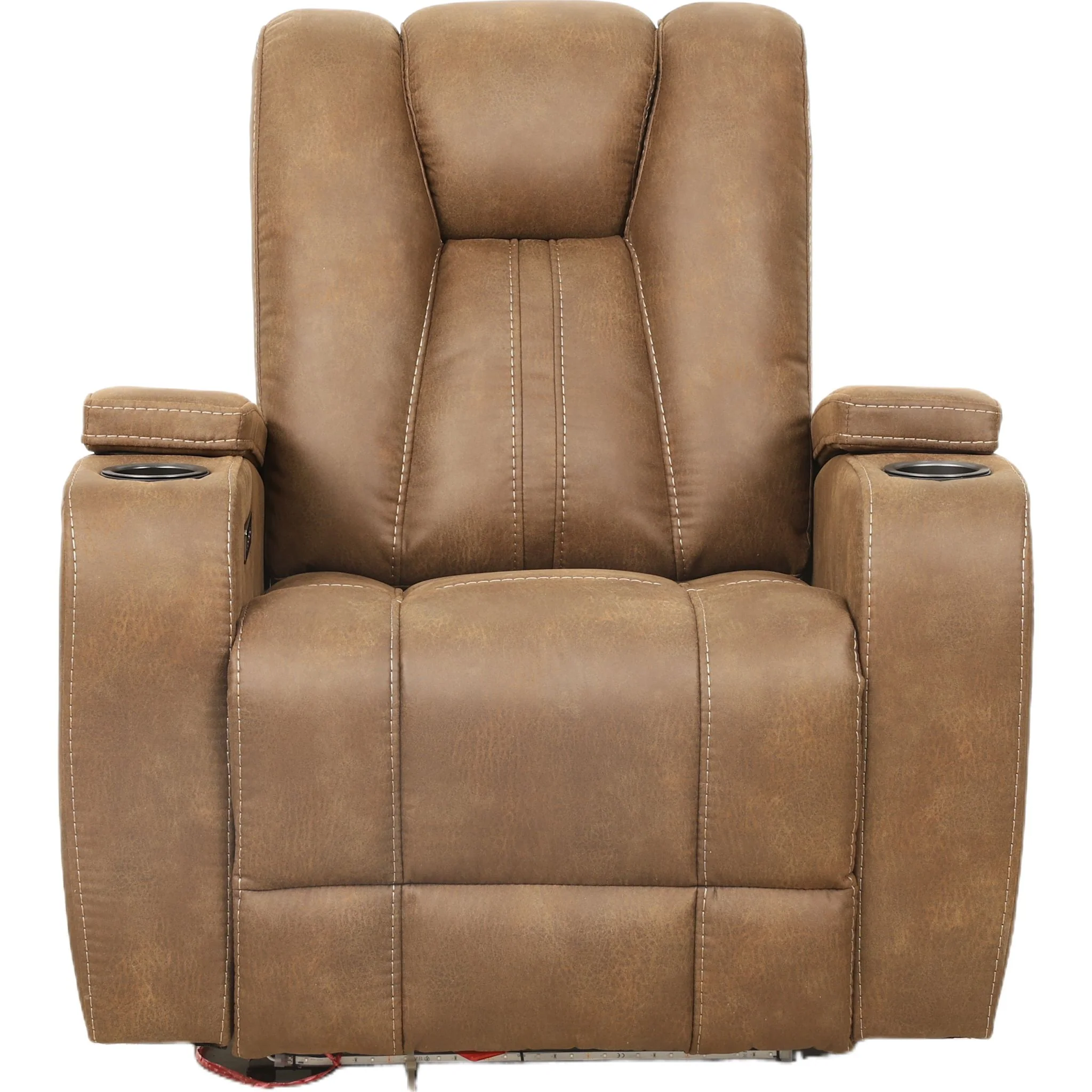 Wyatt Power Recliner With Power Headrest - Cayman Brindle - Image 2