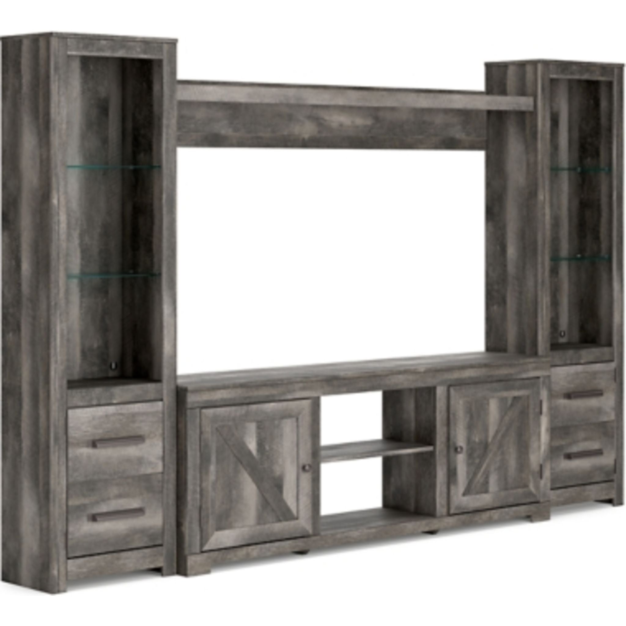Wynnlow 4 Piece Entertainment Unit - Gray