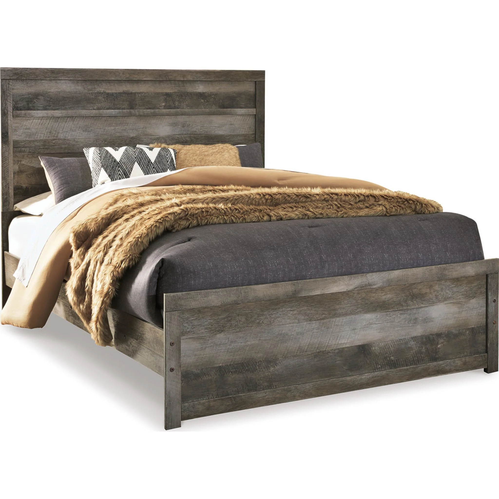 Wynnlow 6 Piece Panel Bedroom - Gray - Image 7