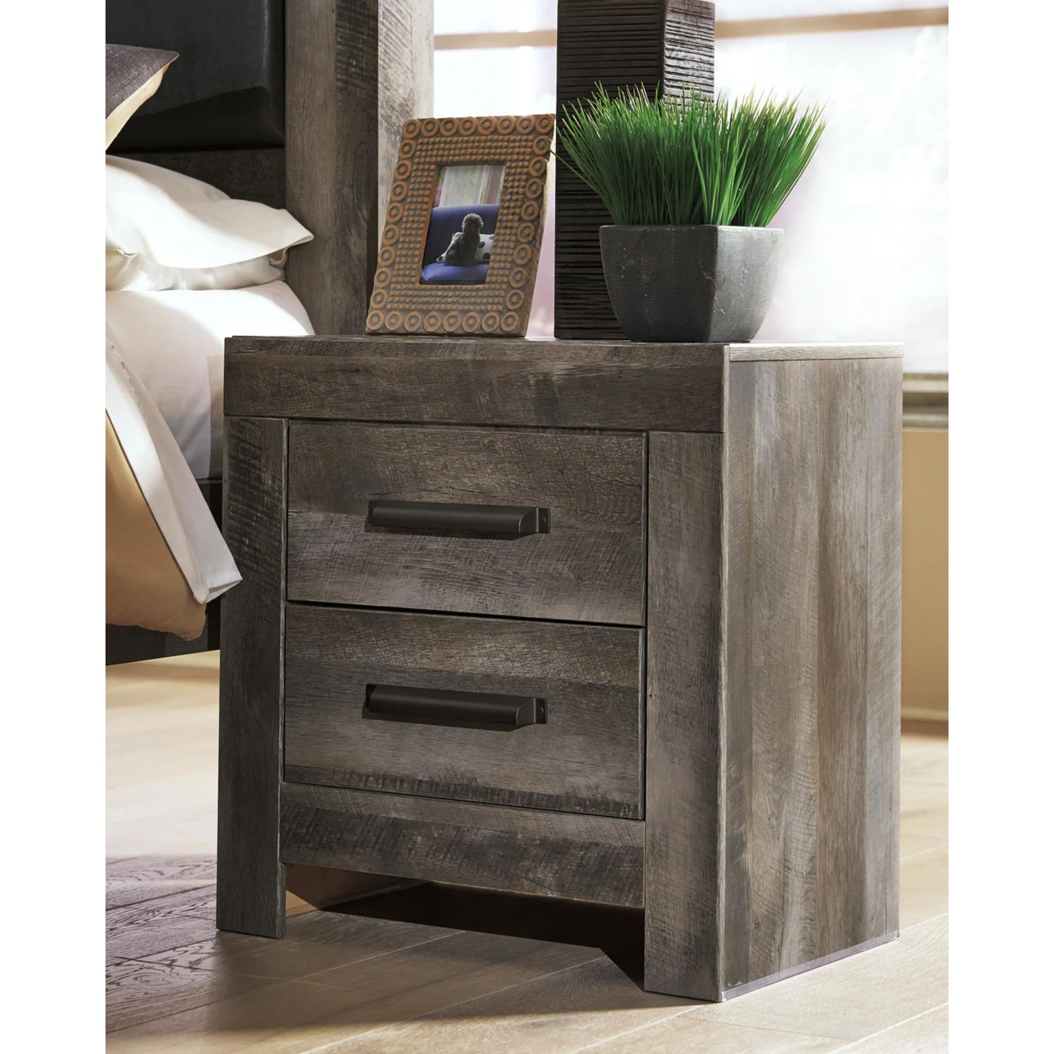 Wynnlow 6 Piece Panel Bedroom - Gray - Image 9