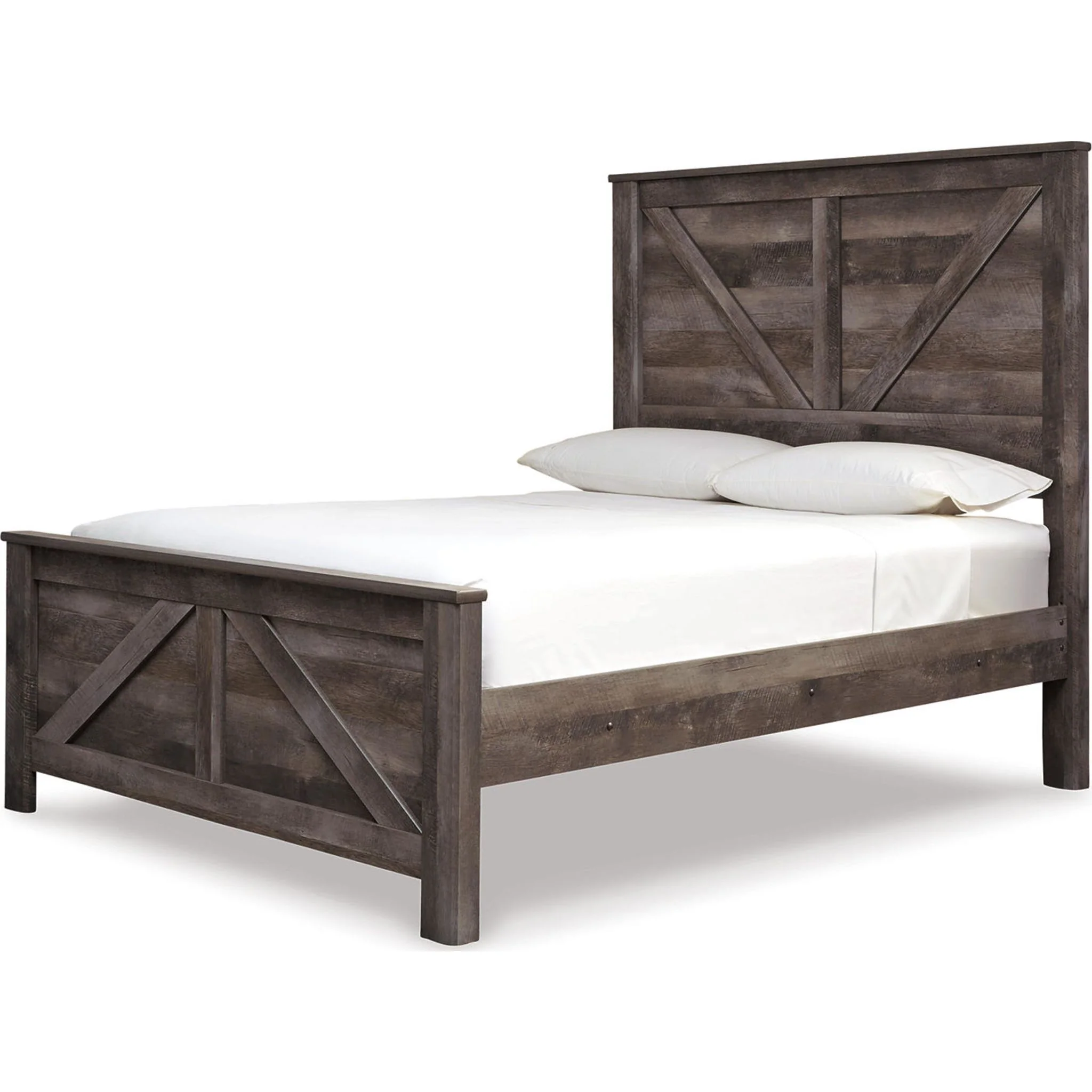 Wynnlow Crossbuck Panel Bed - Gray - Image 13