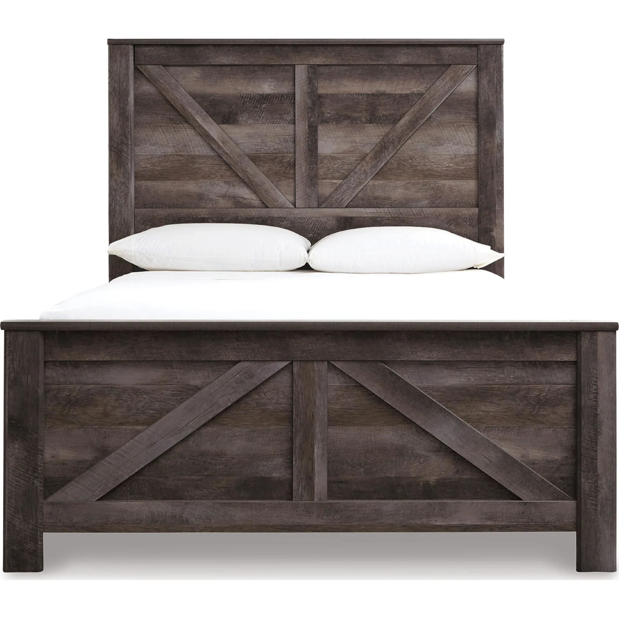 Wynnlow Crossbuck Panel Bed - Gray - Image 15