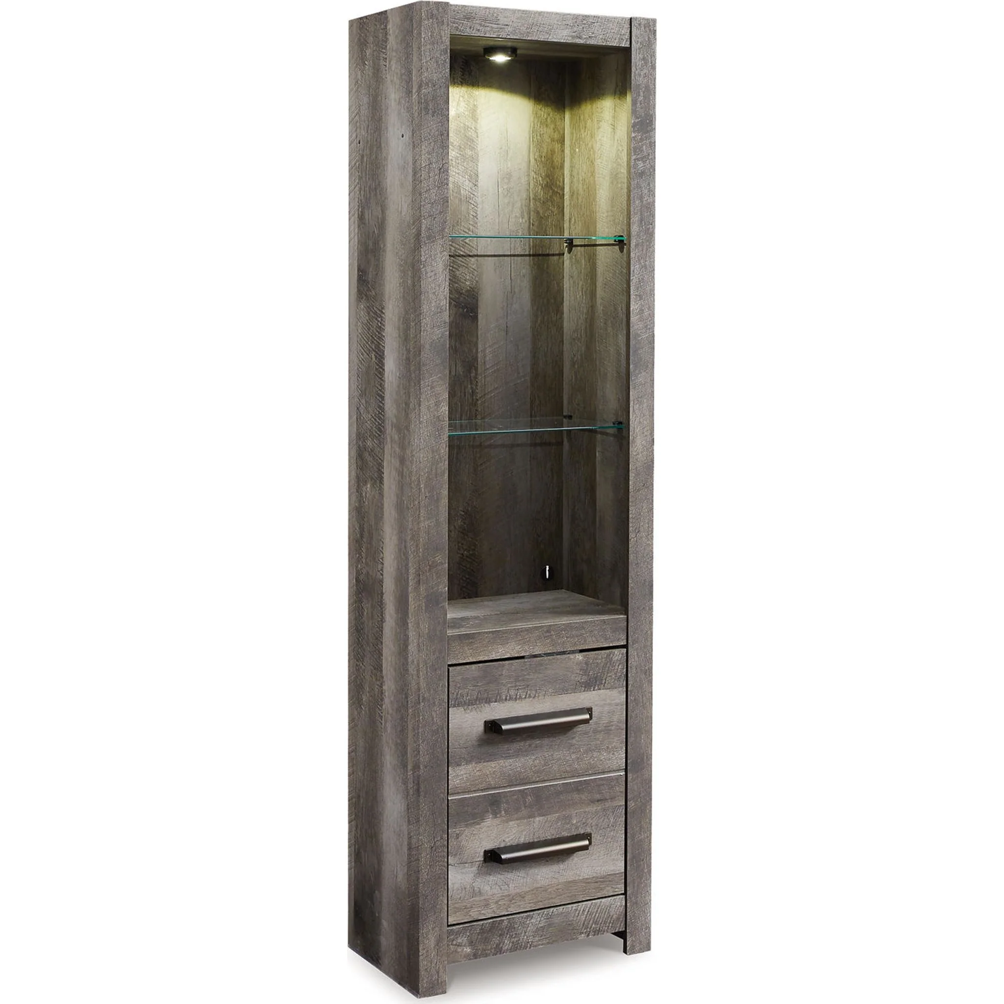 Wynnlow Entertainment Unit with Fireplace - Gray - Image 14