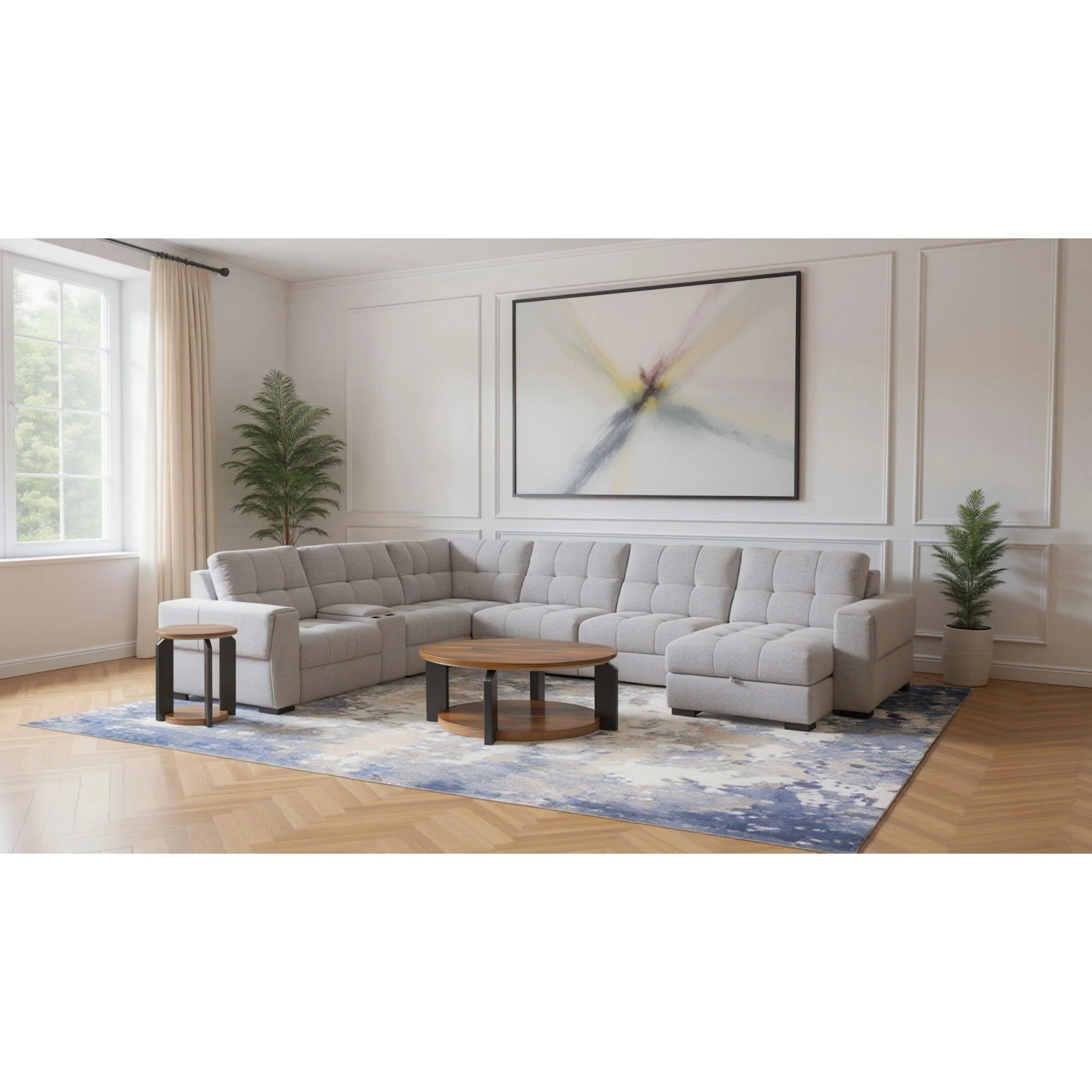 Xpand 7 Piece Power Modular Sectional - Image 7