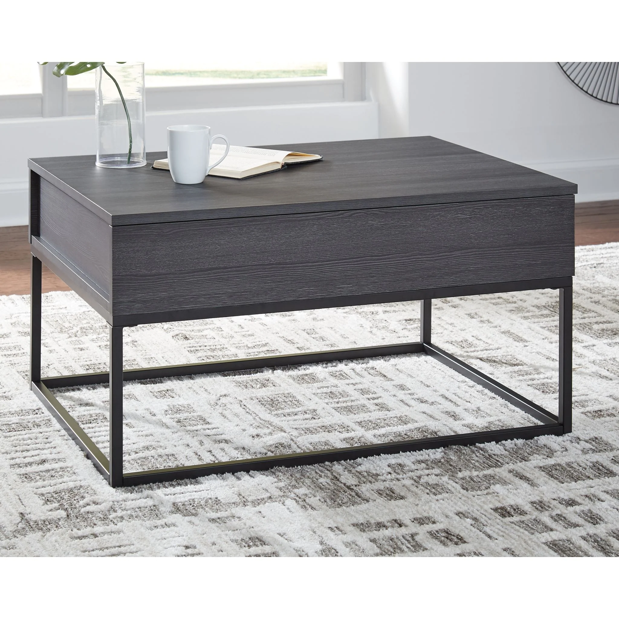 Yarlow Coffee Table - Black - Image 2