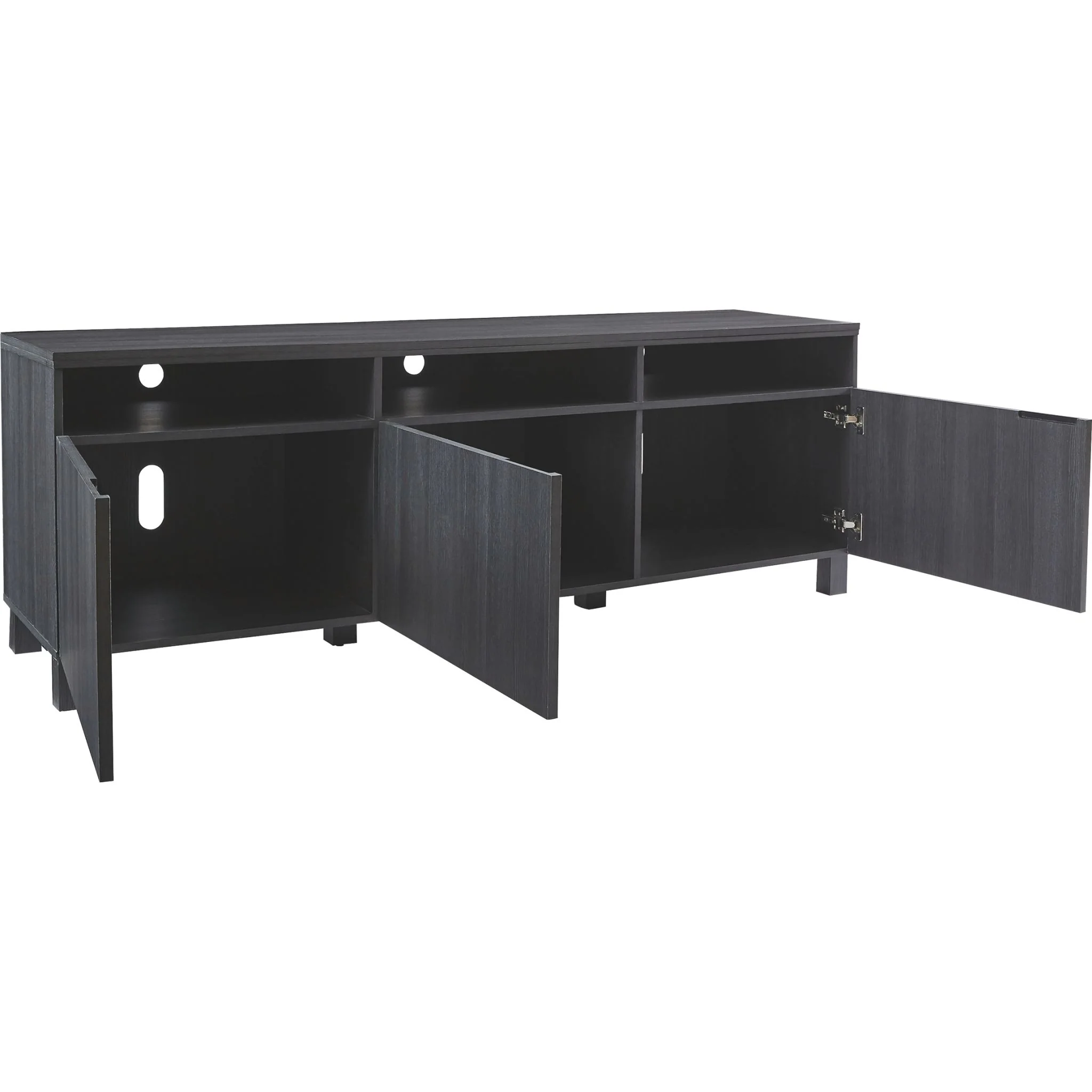 Yarlow TV Stand - Black - Image 4