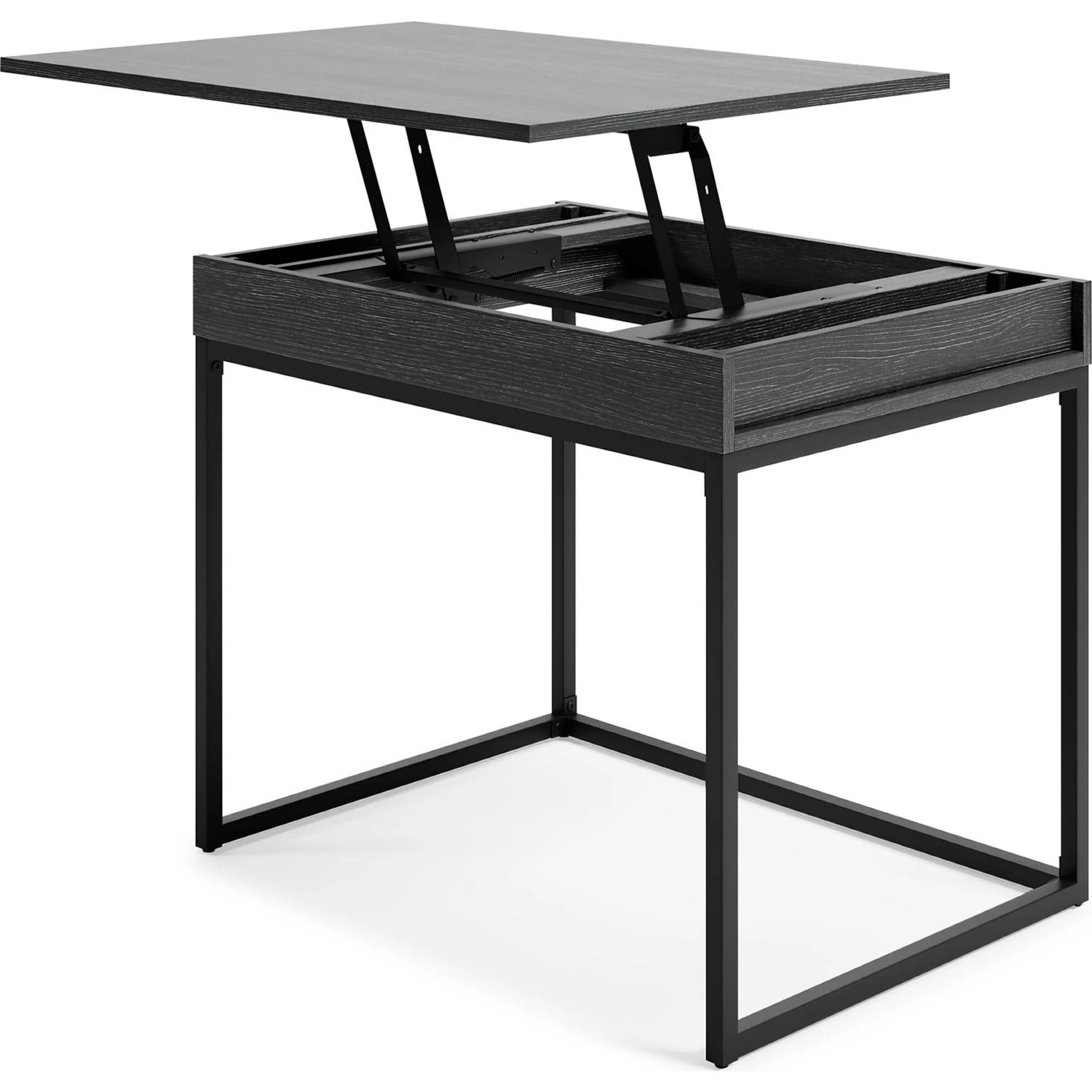Yarlow Lift Top Desk - Black - Image 9