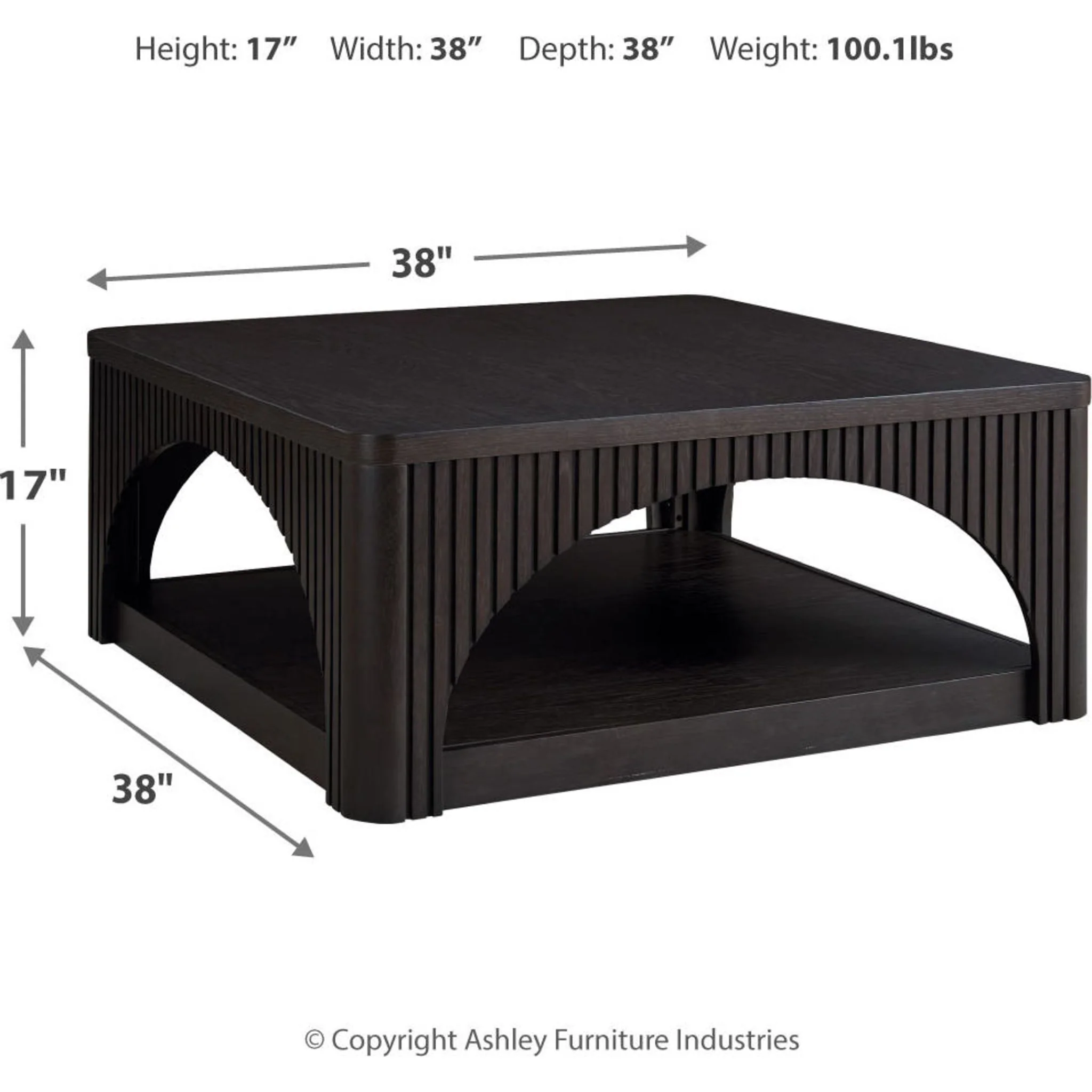Yellink Coffee Table - Black - Image 11