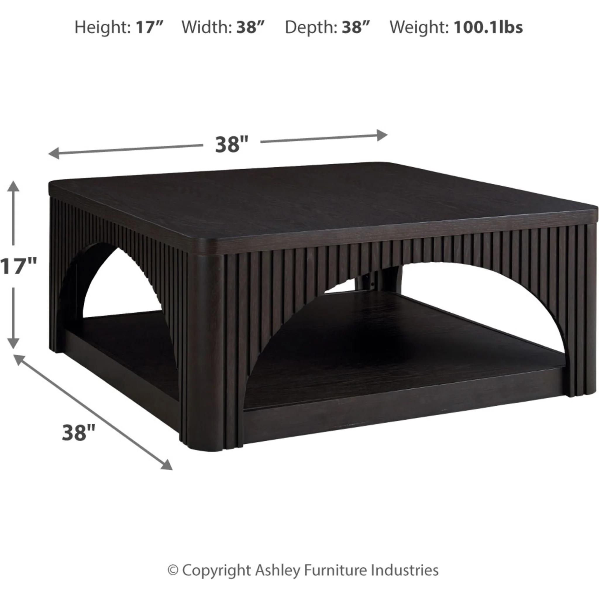 Yellink Coffee Table - Black - Image 6