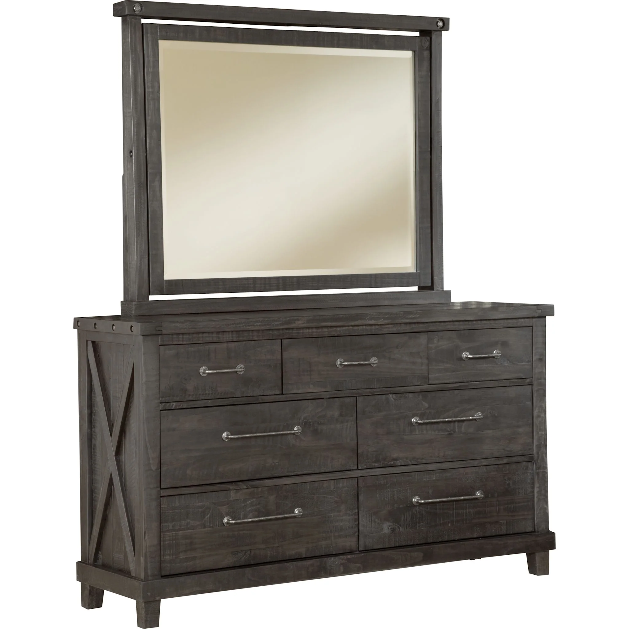 Yosemite 6 Piece Full Storage Bedroom - Cafe - Image 4