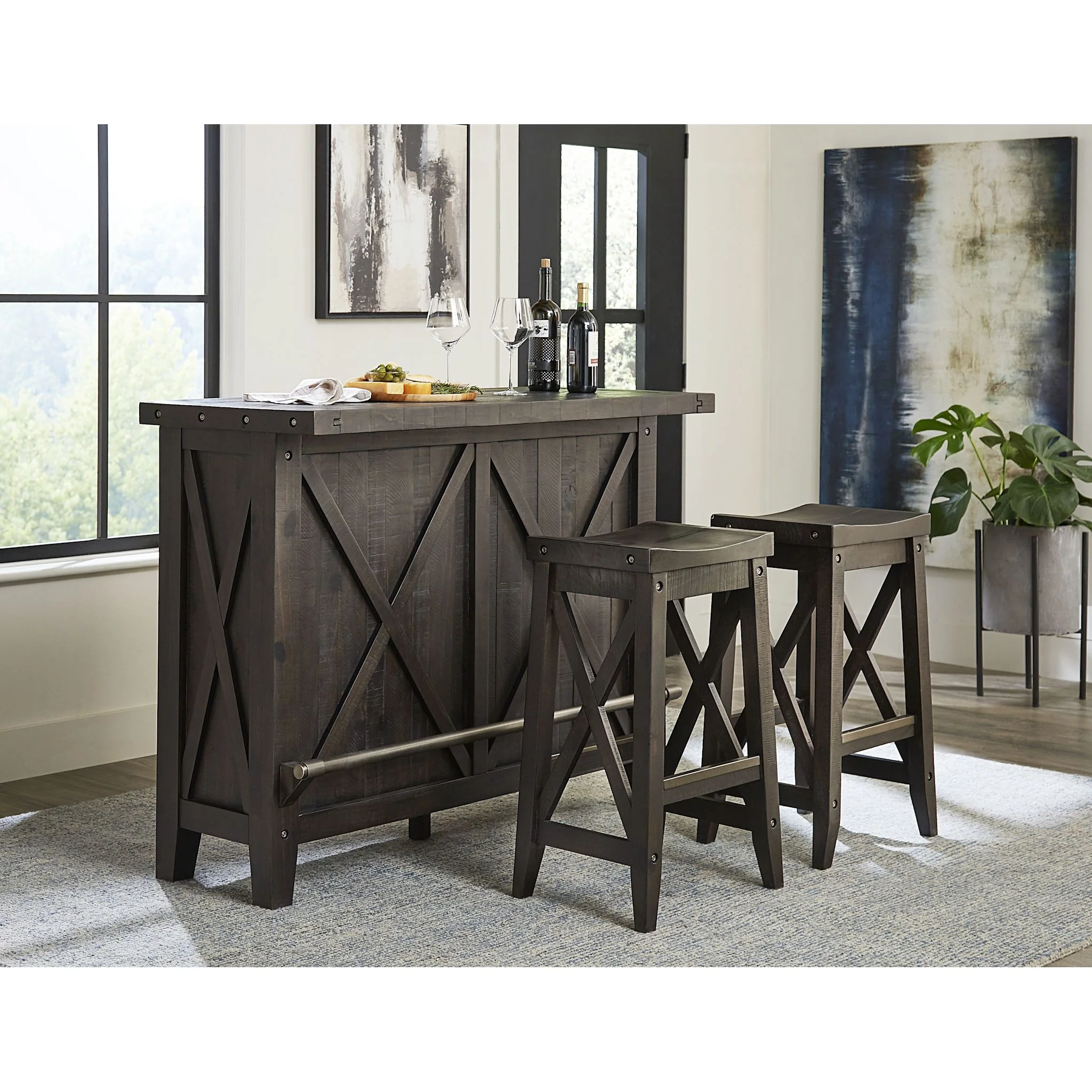 Yosemite Bar Height Stool - Cafe - (7YC968W) - Image 3