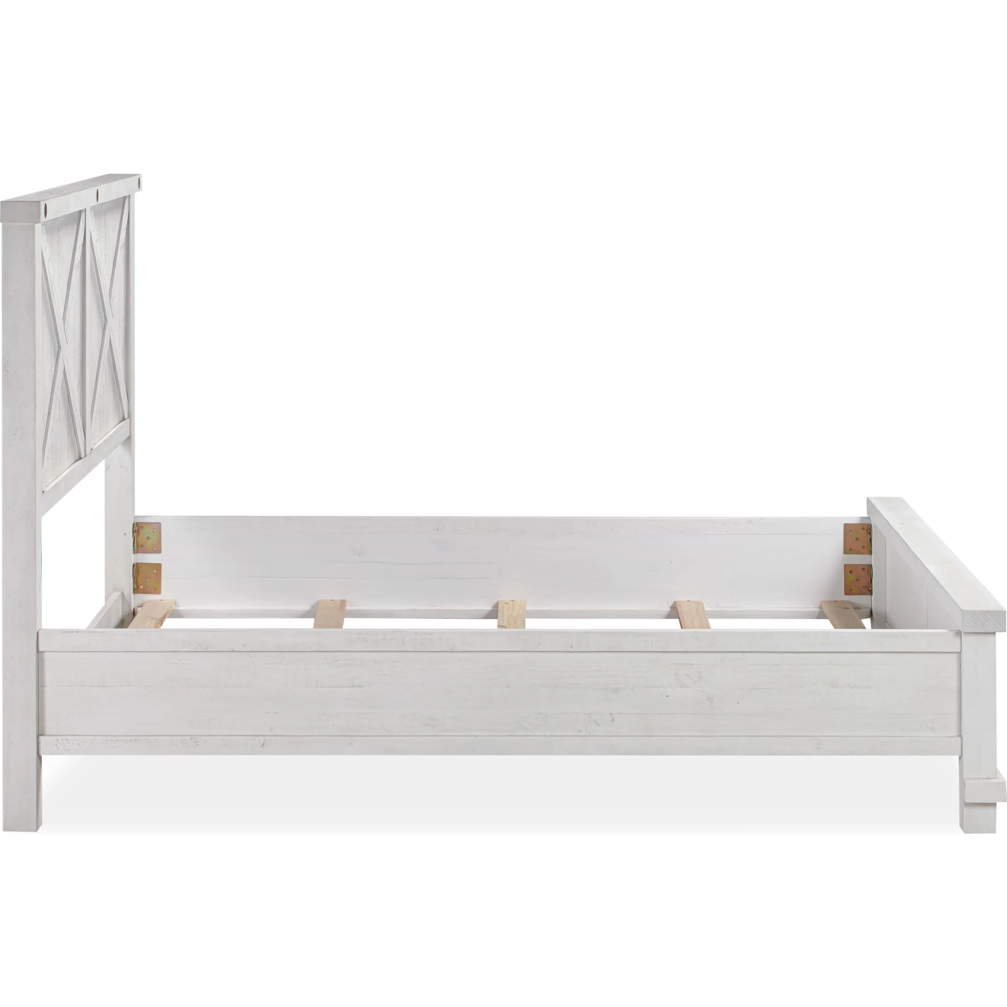 Yosemite Full Panel Bed - Rustic White - Image 5