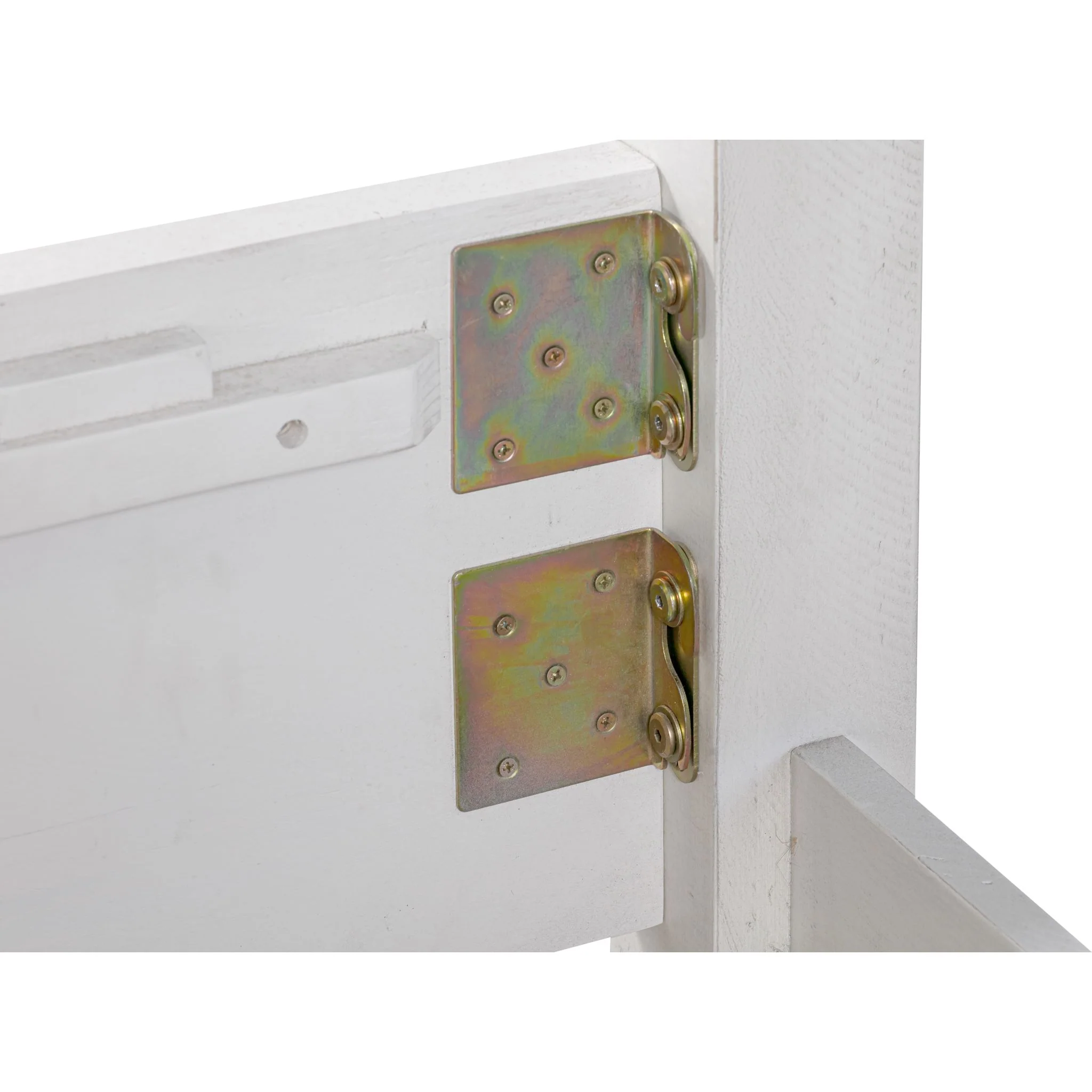 Yosemite Full Storage Bed - Rustic White - Image 10