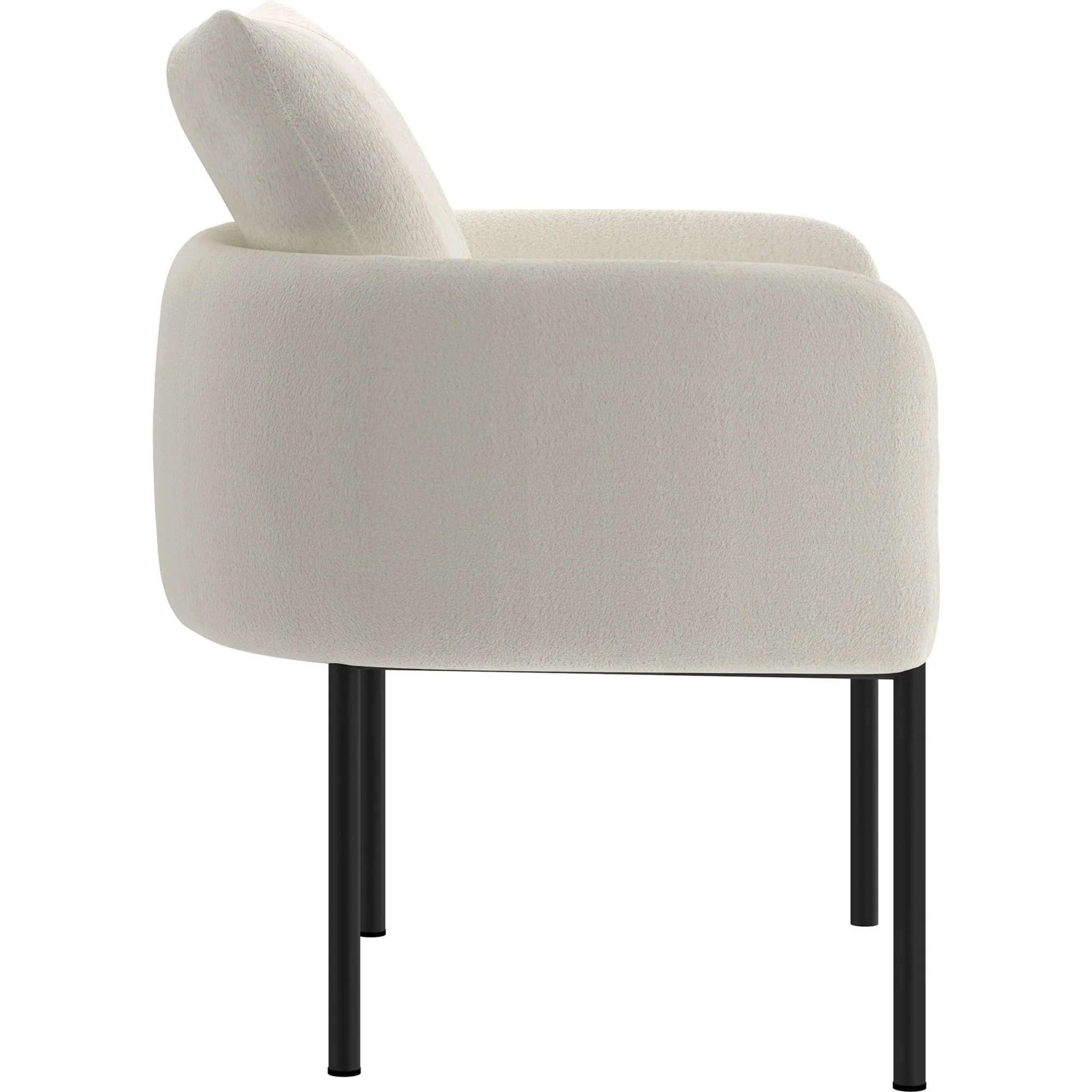Zana Accent Chair - Cream - Image 4
