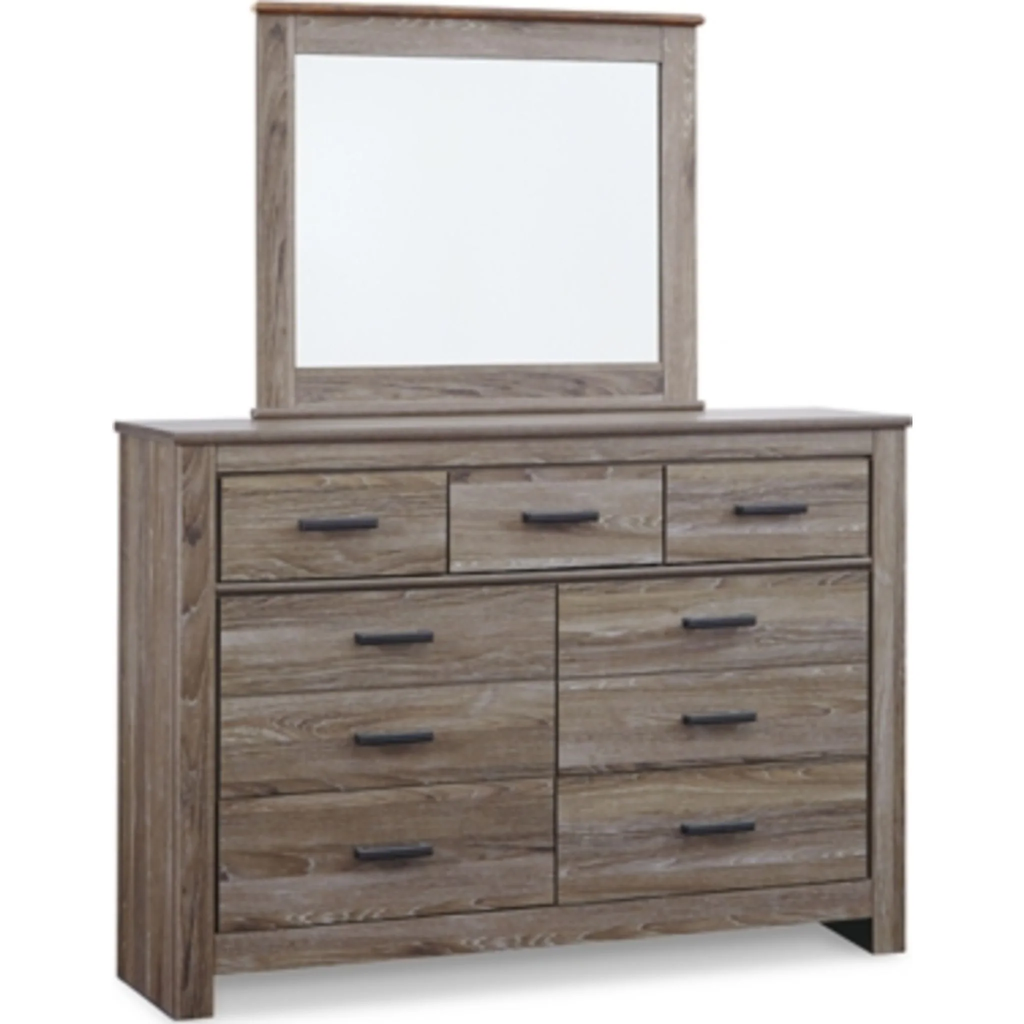 Zelen 4 Piece Bedroom Package - Warm Gray - Image 3