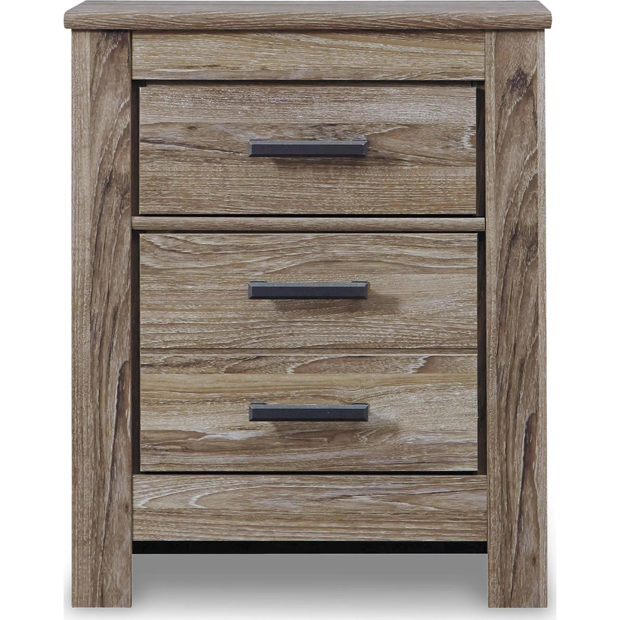 Zelen Nightstand - Warm Grey - Image 14