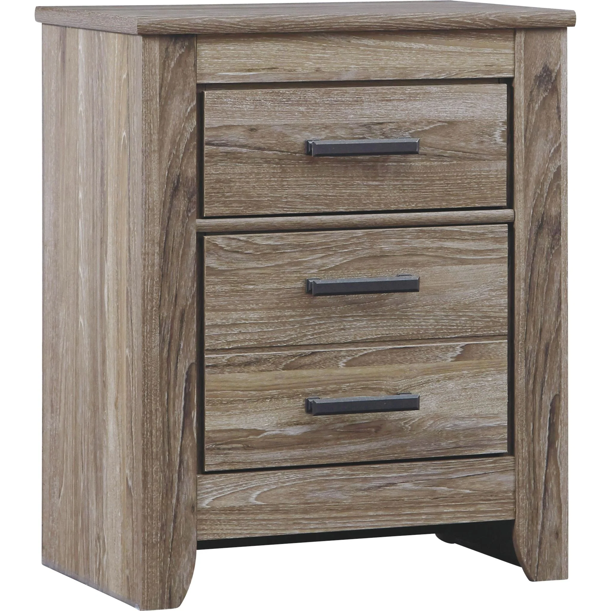 Zelen Nightstand - Warm Grey - Image 4