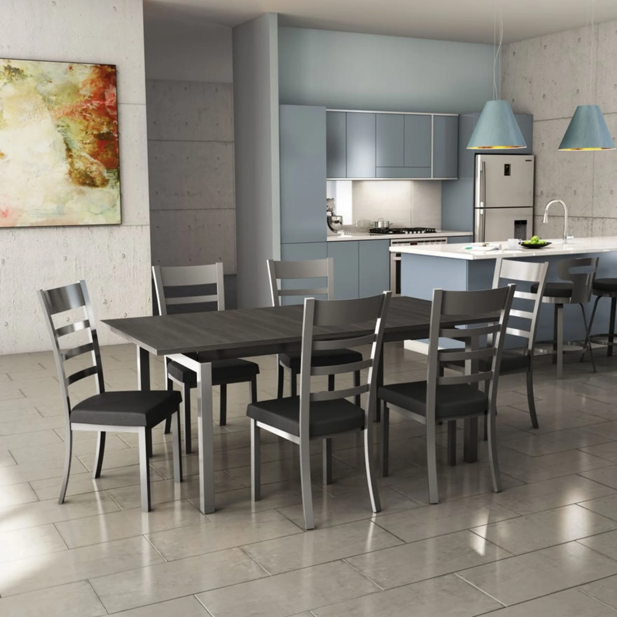 Zoom Dining Extension Table - Basalt - (1566828K) - Image 3