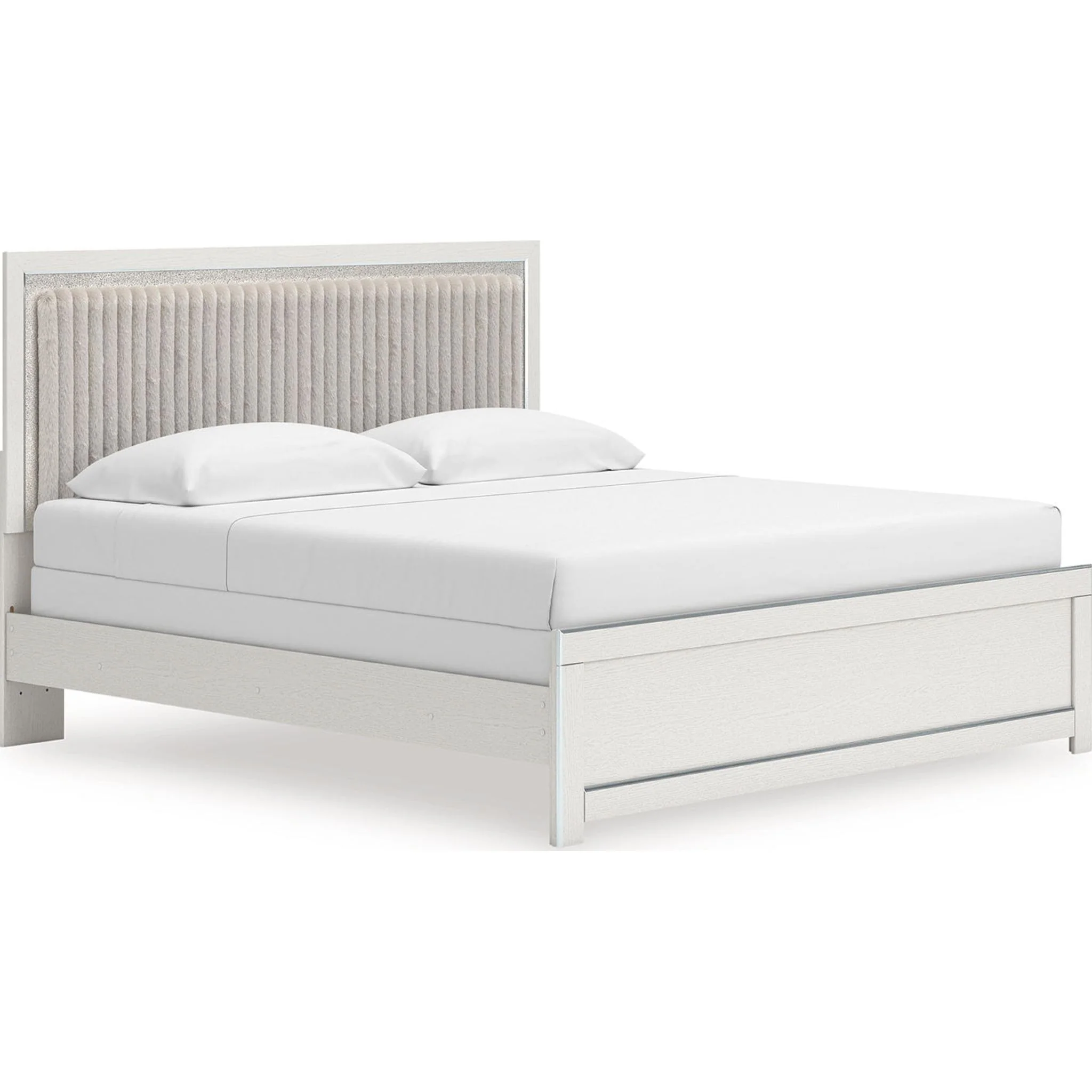 Zuraleus King Upholstered Bed - White